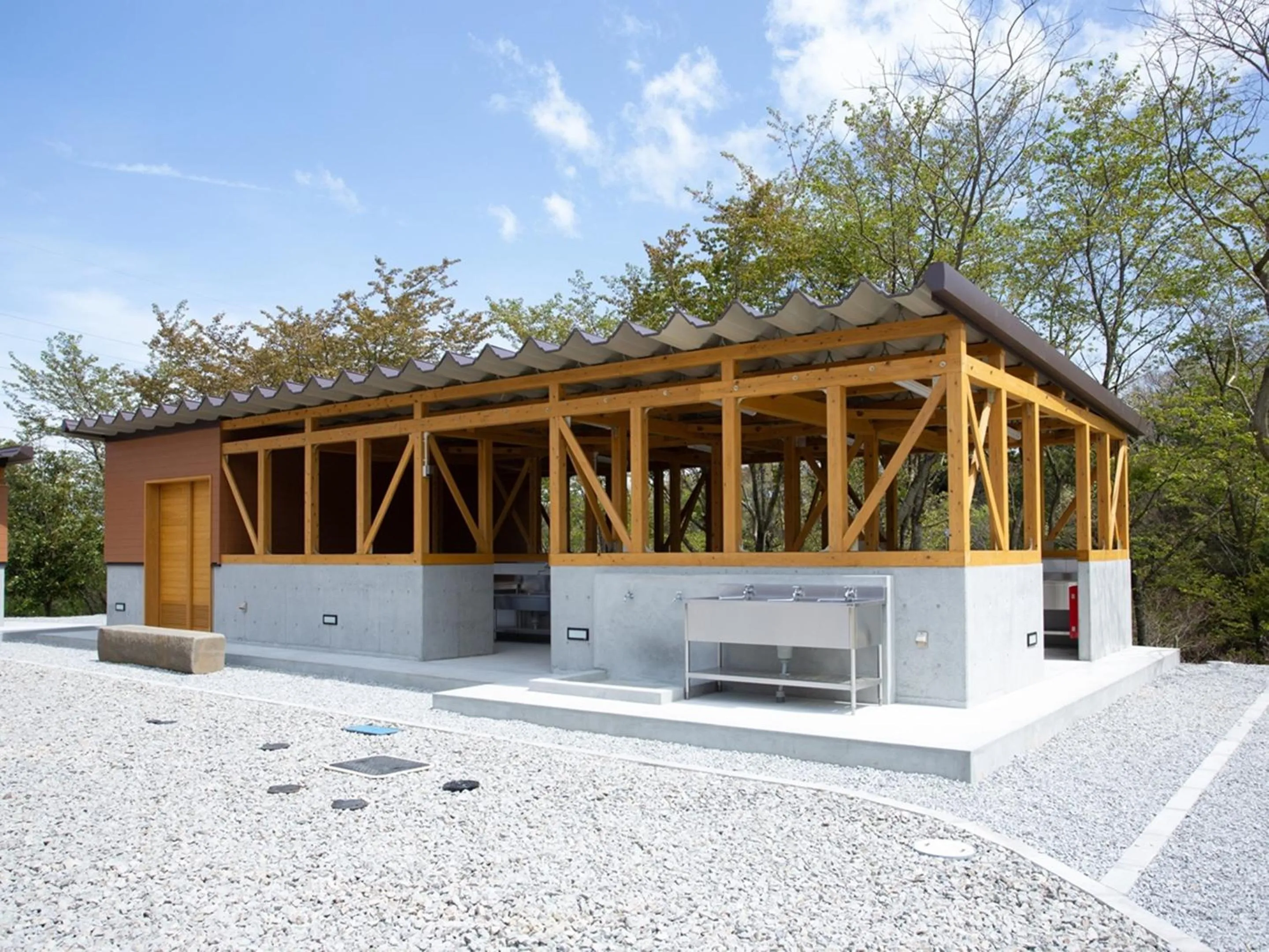 Area and facilities in Matsue Forest Park