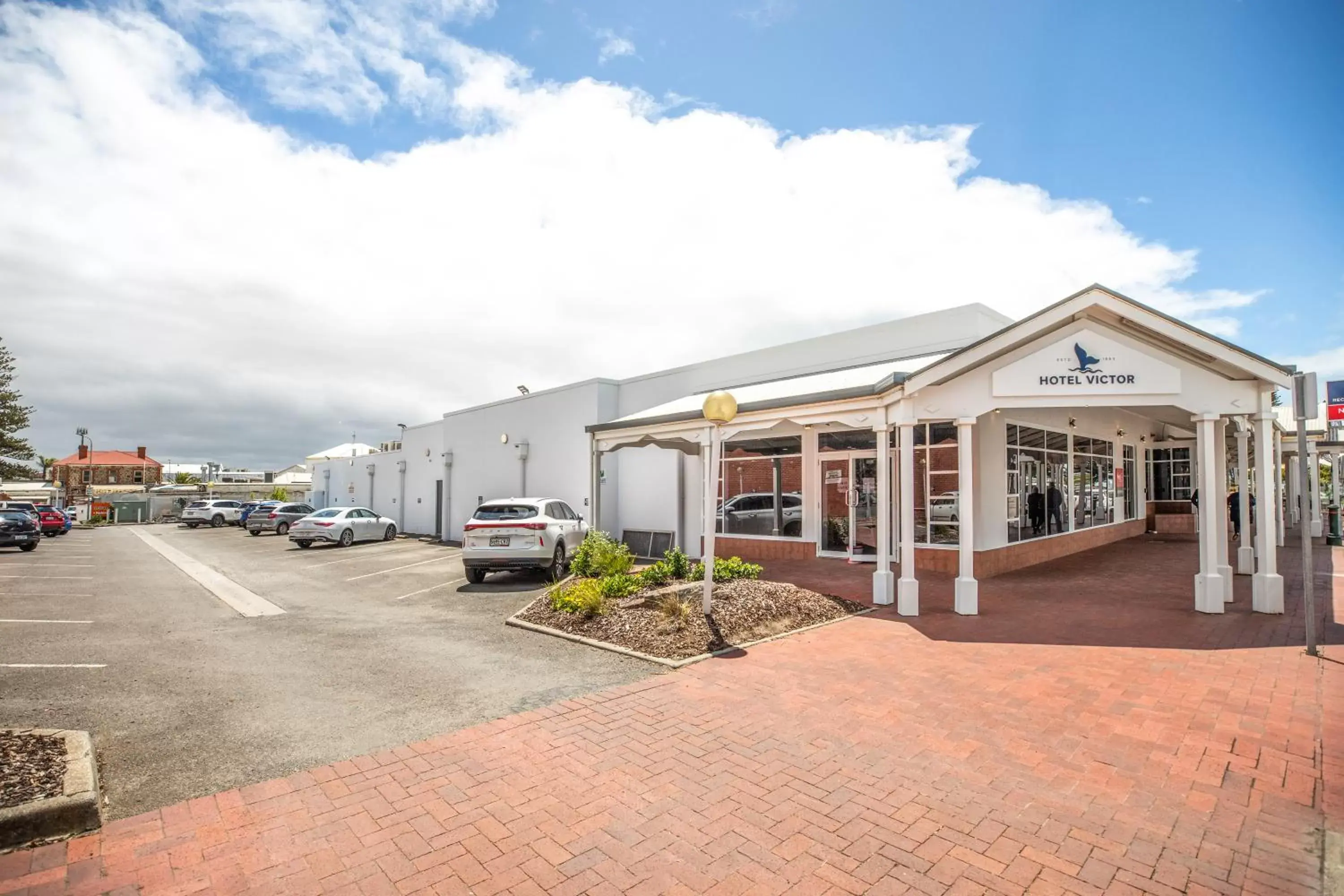 Parking, Property Building in Nightcap at Hotel Victor