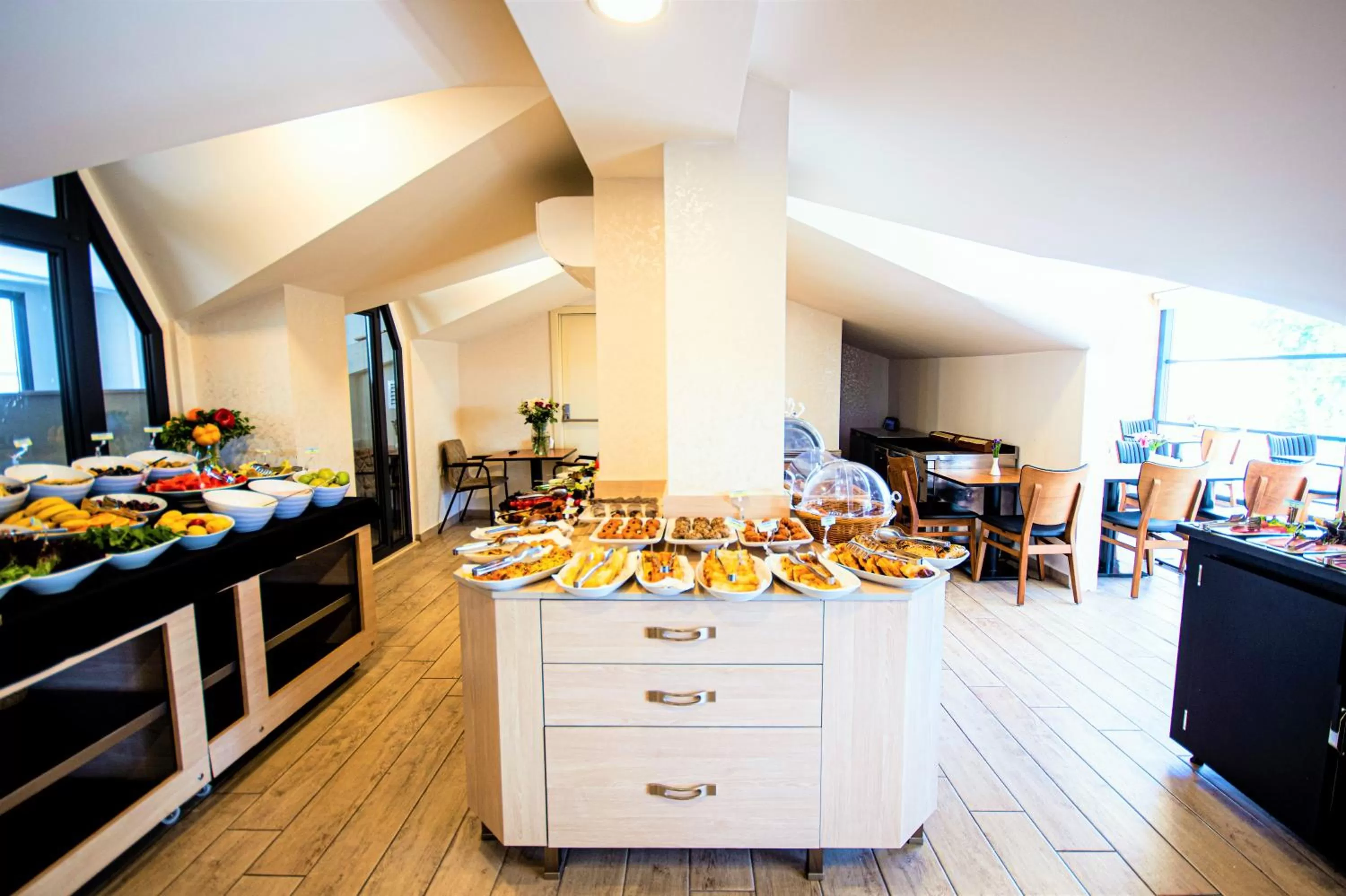 Buffet breakfast in Boss Hotel Sultanahmet