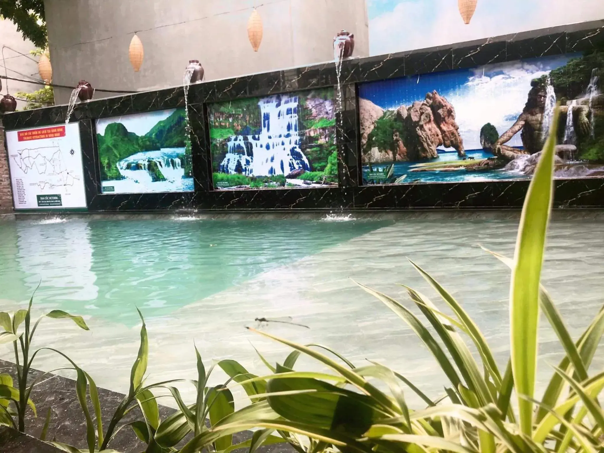 Swimming pool in Tam Coc Victoria Hotel Swimming pool in Tam Coc Victoria Hotel