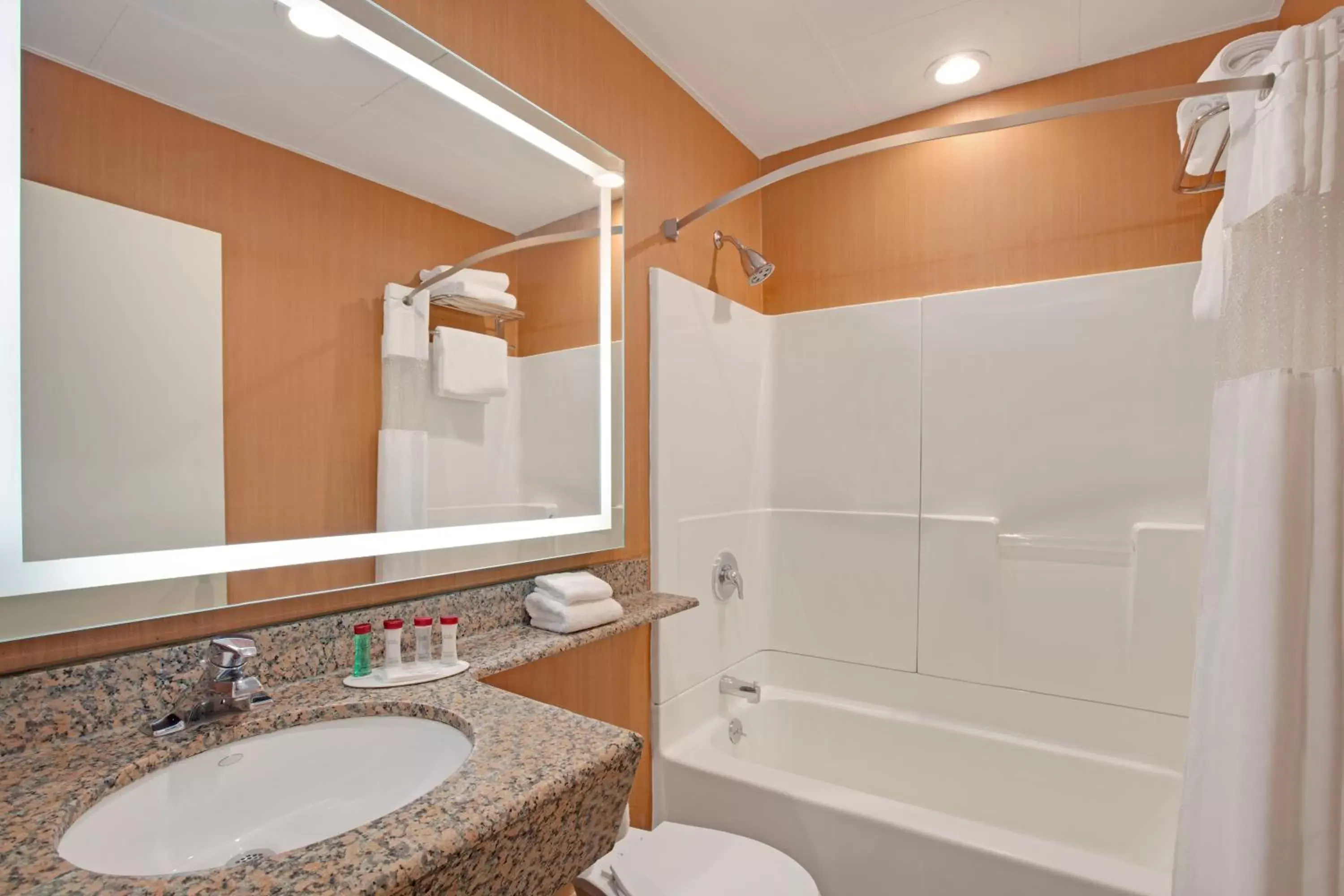 Shower, Bathroom in Ramada by Wyndham Bronx