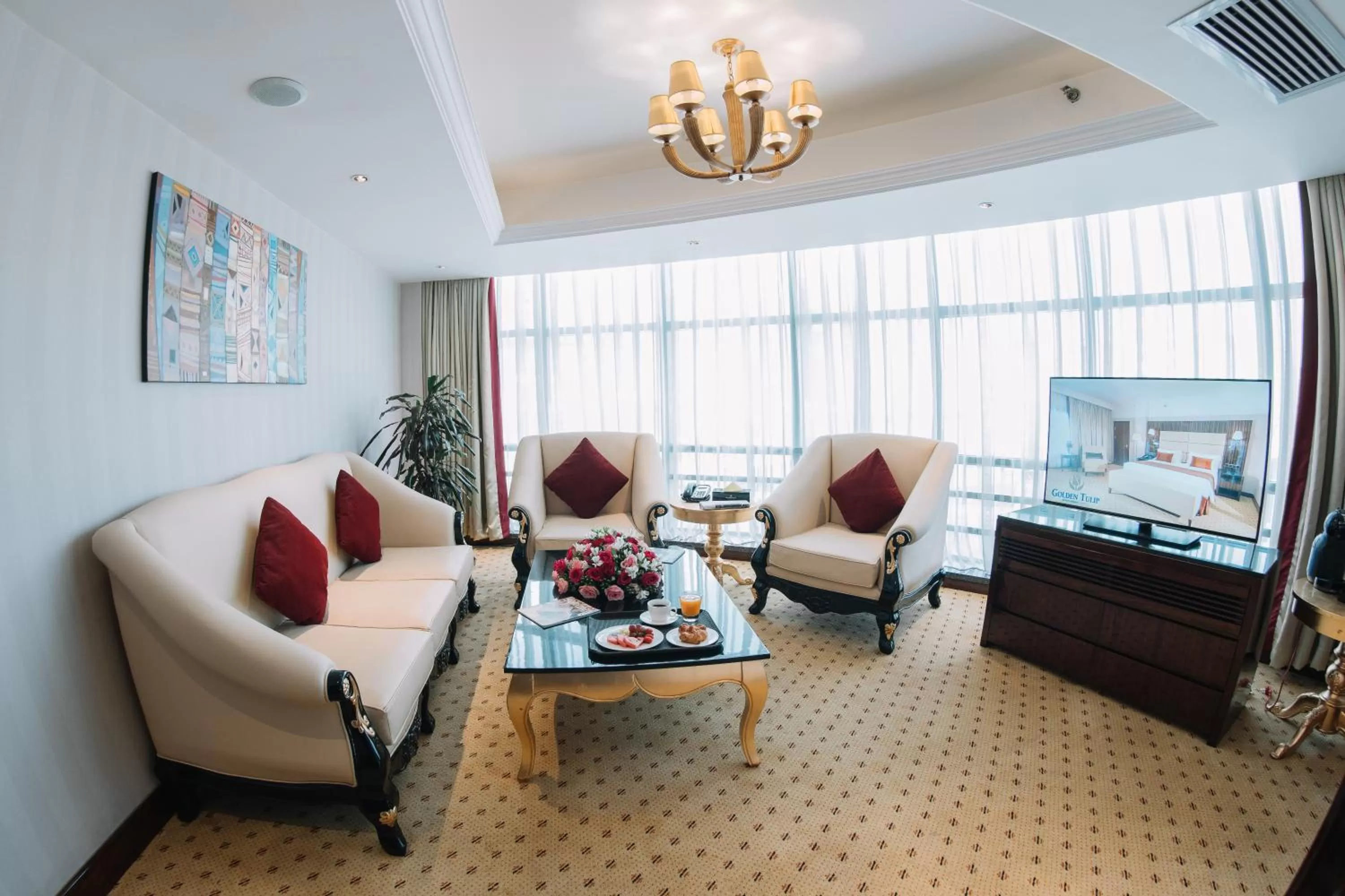 Living room in Golden Tulip Addis Ababa