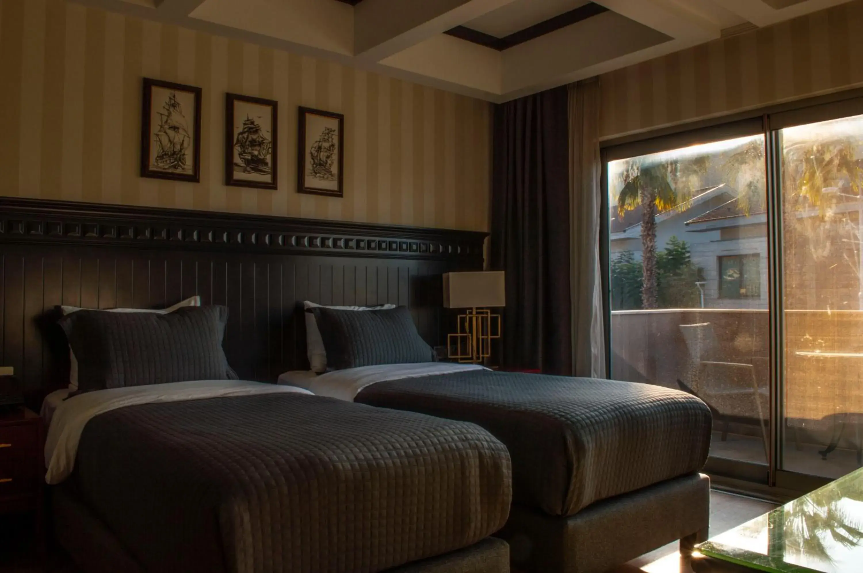 Superior Twin Room with Sea View in Hotel Marina Bay Göcek Superior Twin Room with Sea View in Hotel Marina Bay Göcek