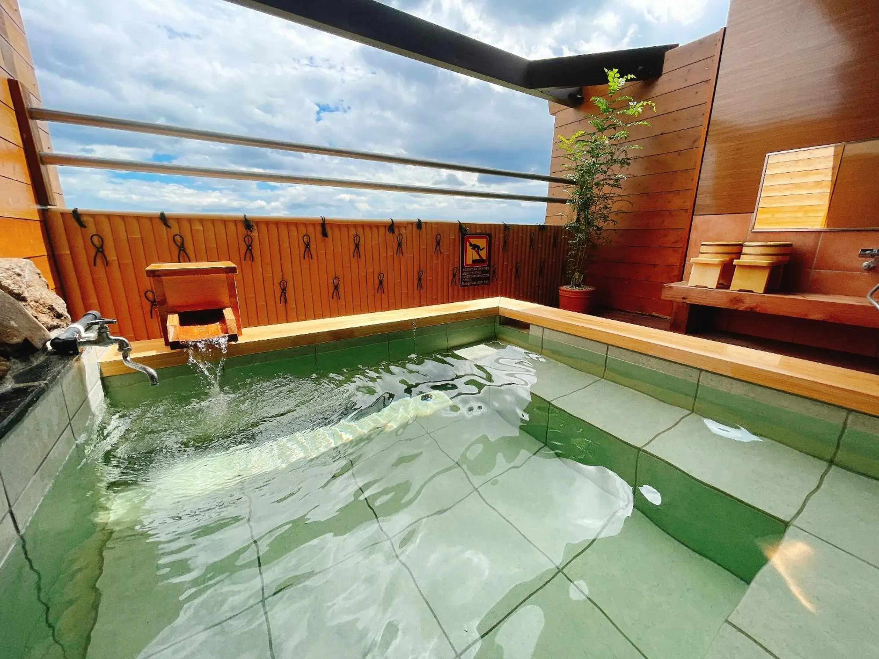 Hot Spring Bath, Swimming Pool in Tenku Yubo Seikaiso