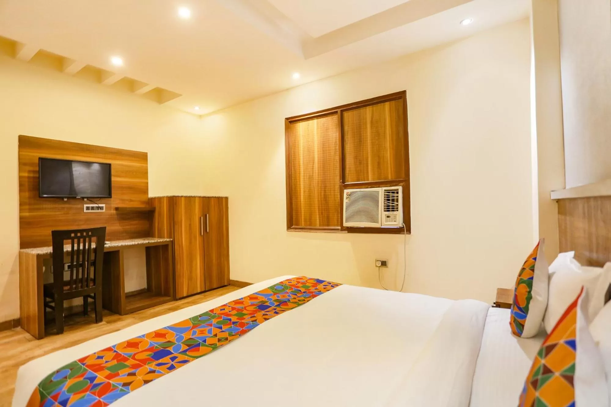 Bedroom, Bed in FabHotel Royal Touch Patel Nagar