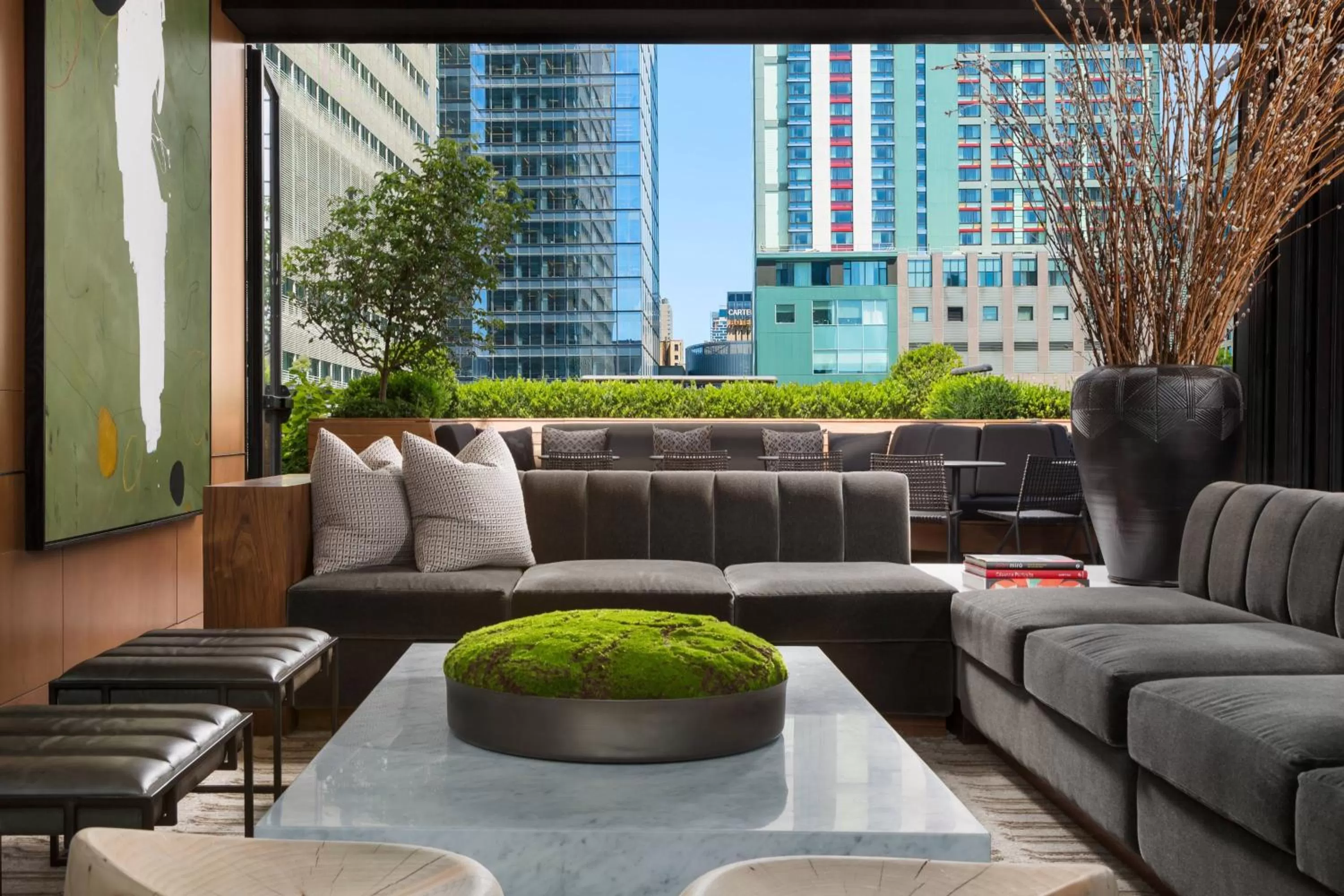 Lounge or bar in AC Hotel by Marriott New York Times Square