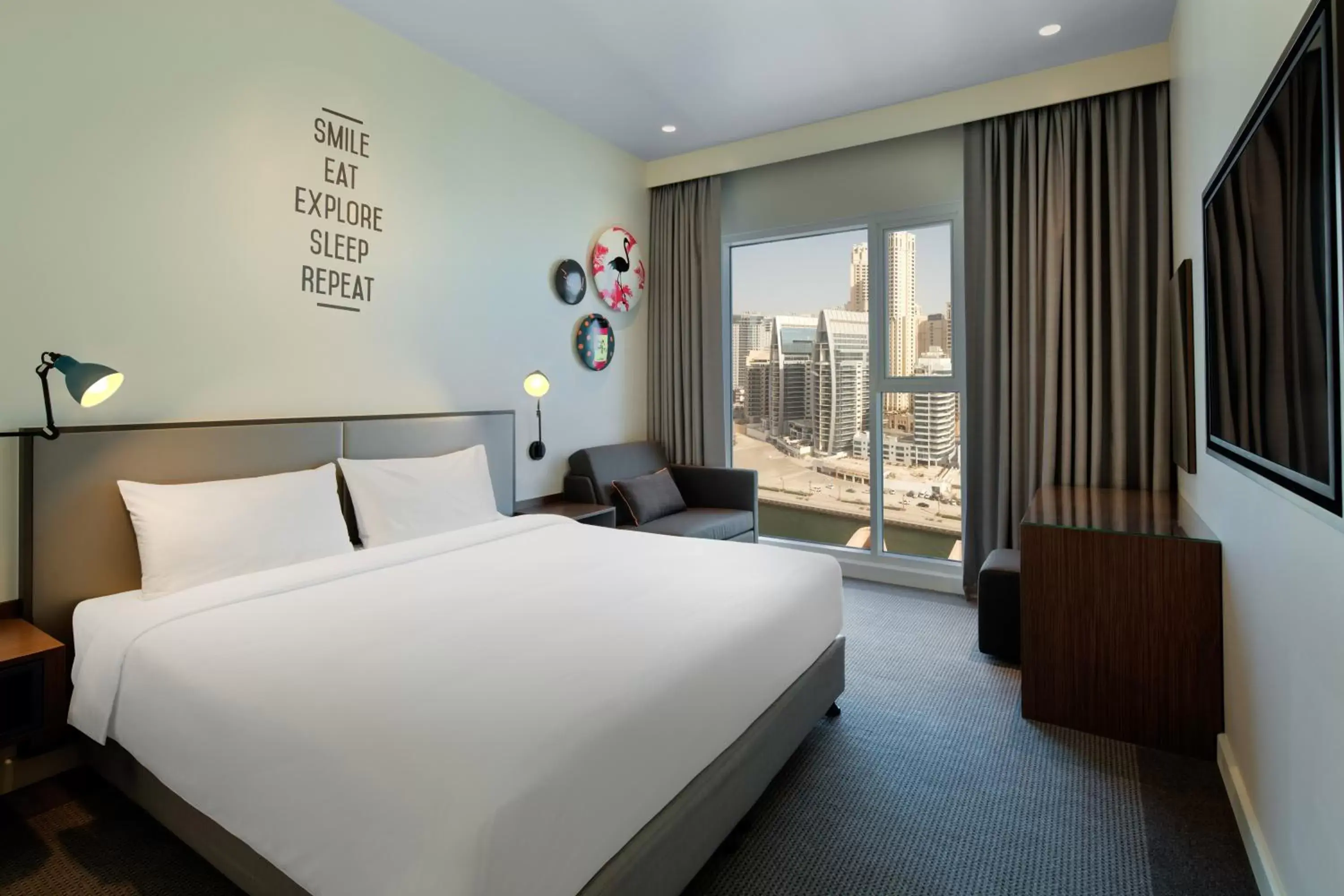 Bedroom in Rove Dubai Marina
