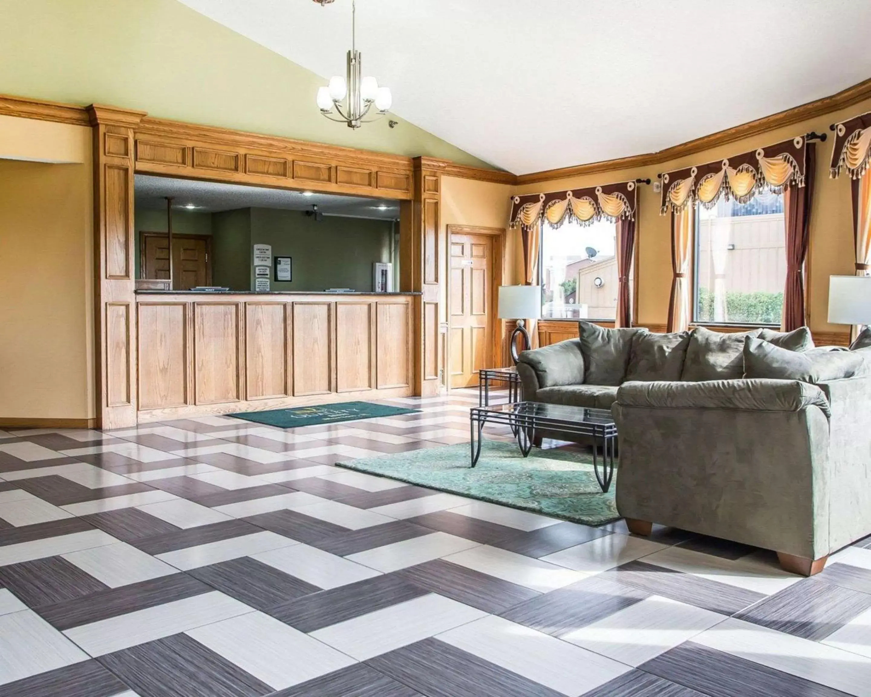 Lobby or reception in Quality Inn Morton at I-74 Lobby or reception in Quality Inn Morton at I-74