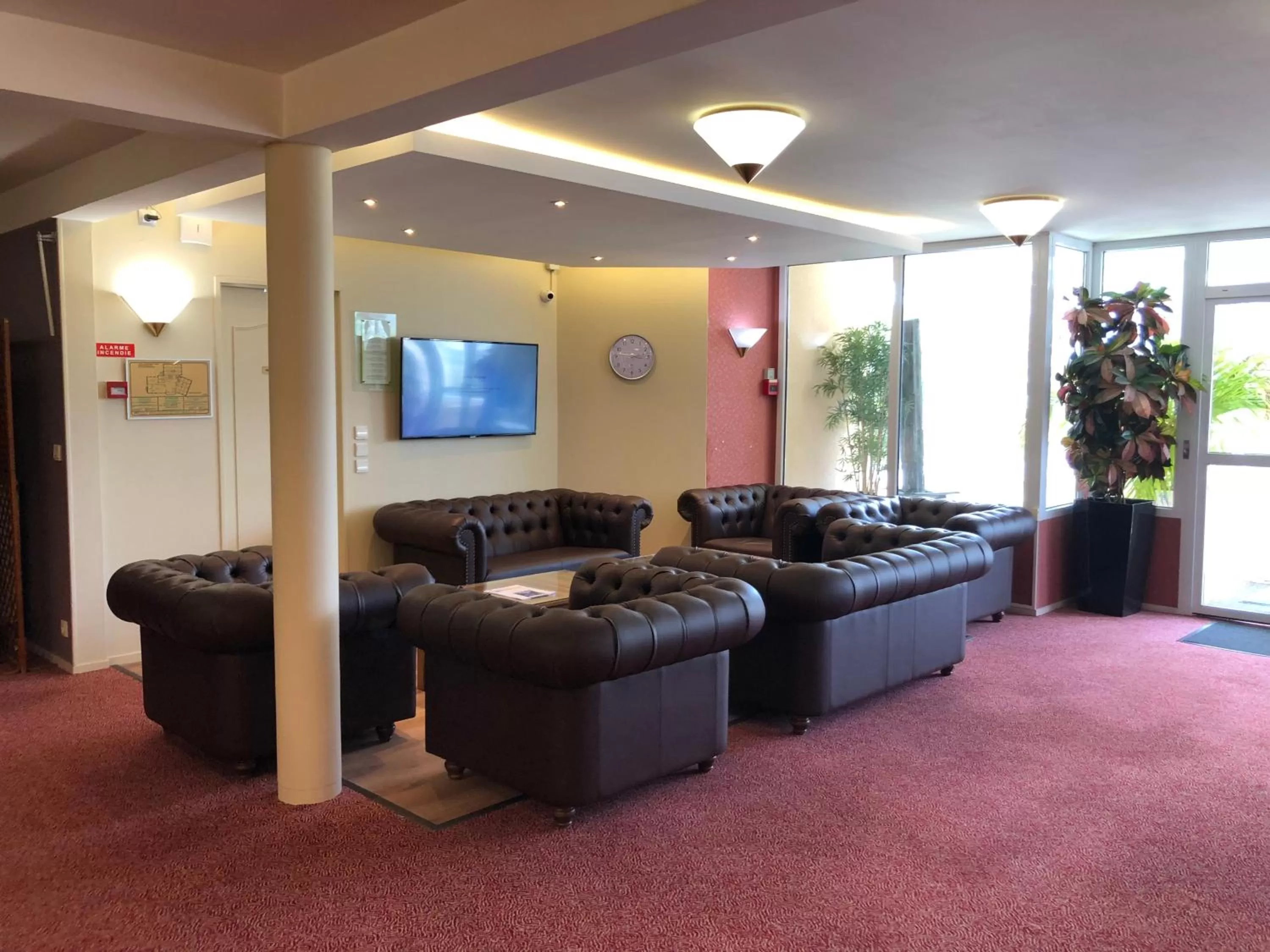 Lounge or bar in Logis Hotel Altina