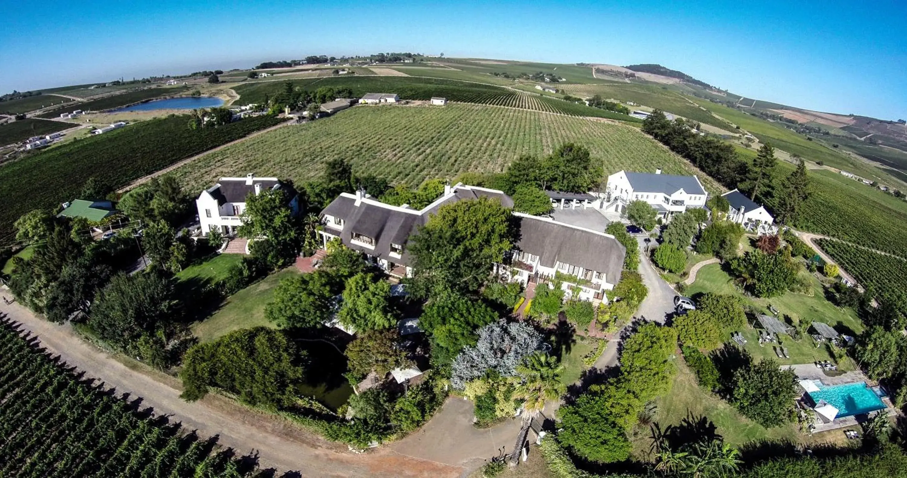 Bird's eye view, Bird's-eye View in Wedgeview Country House & Spa