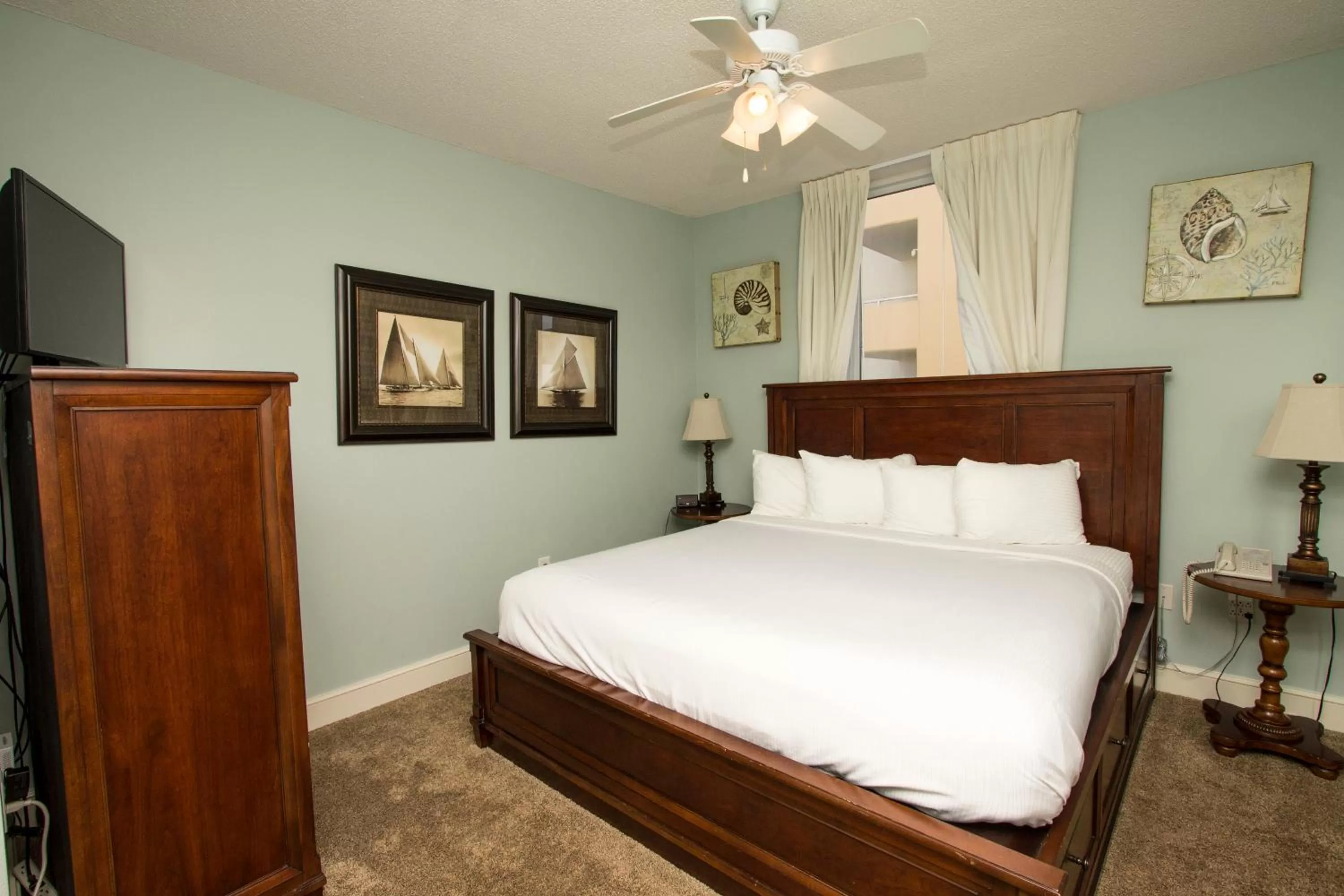 Bed in Majestic Beach Resort, Panama City Beach, Fl