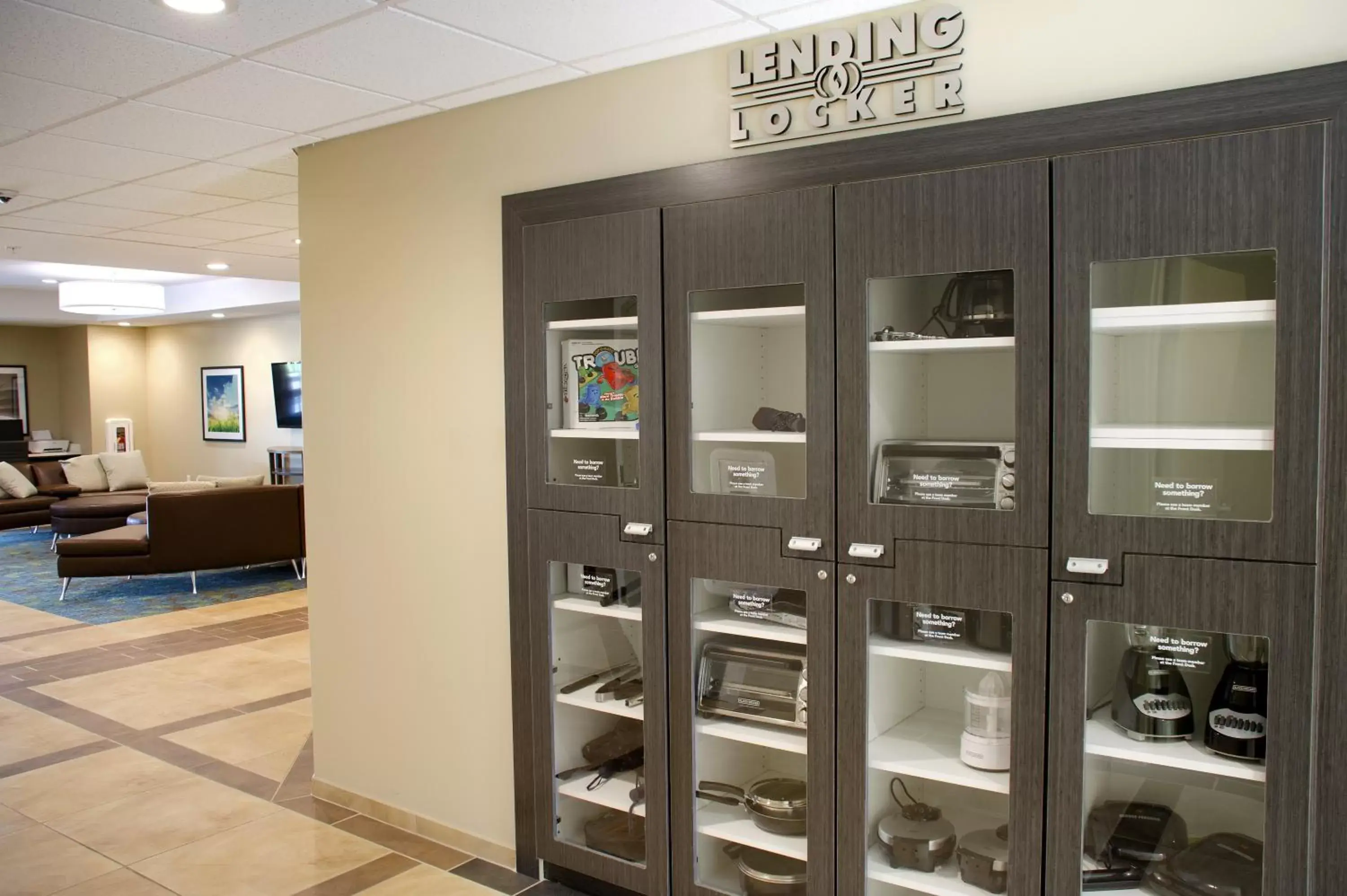 Lobby or reception in Candlewood Suites - Lancaster West by IHG Lobby or reception in Candlewood Suites - Lancaster West by IHG