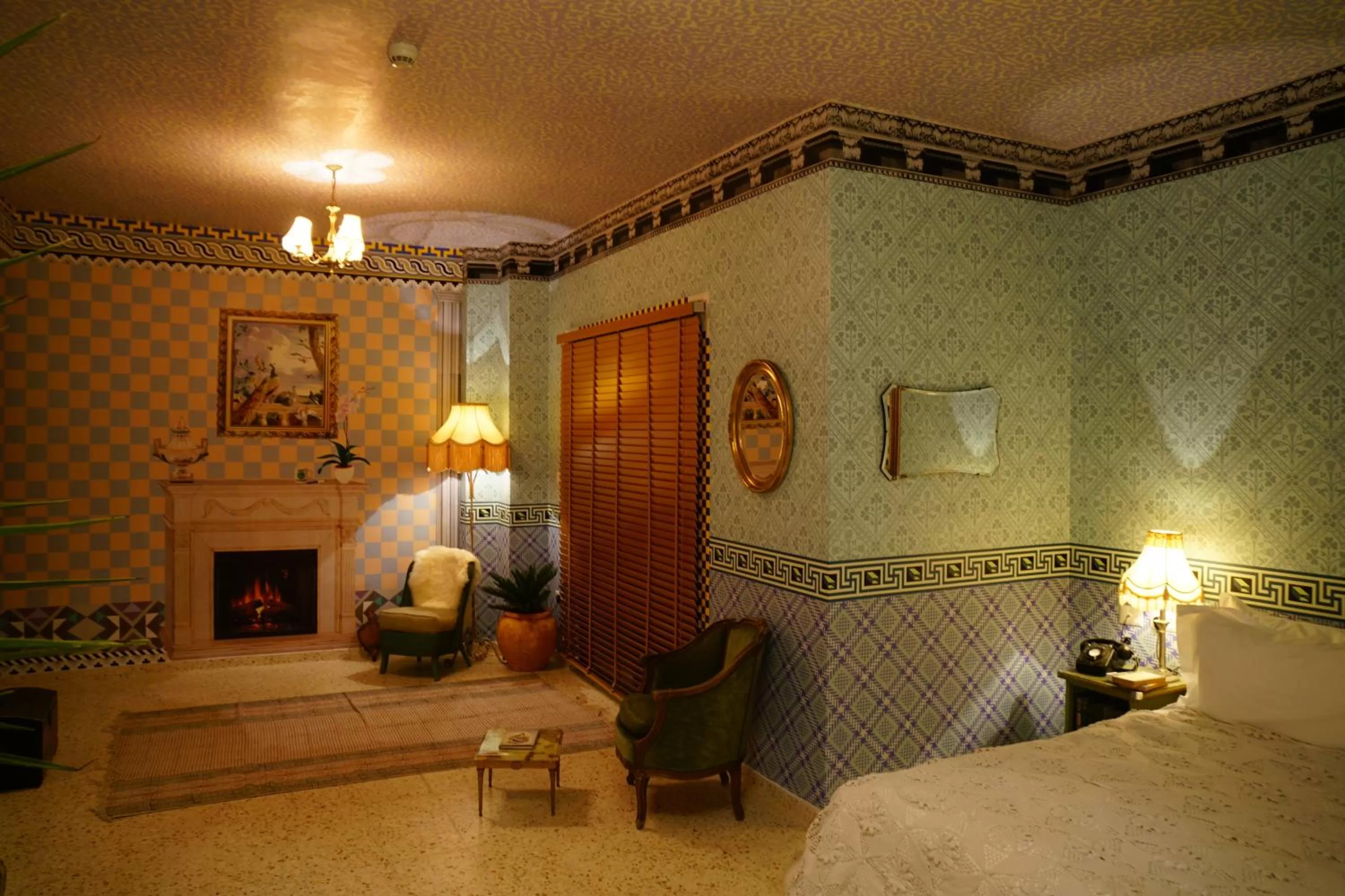 Bedroom, Bed in The Walled Off Hotel