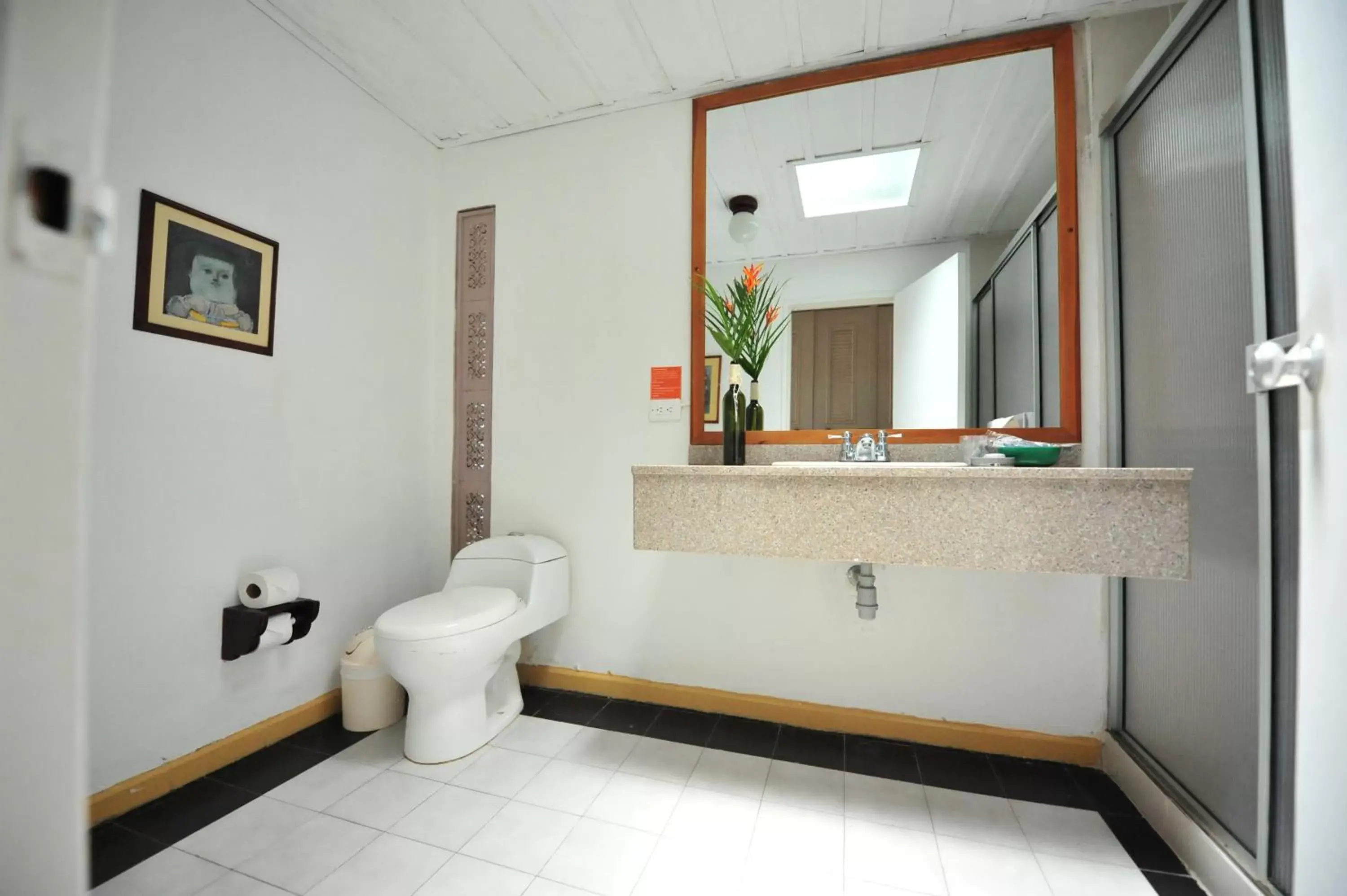 Bathroom in Hotel campestre La Floresta