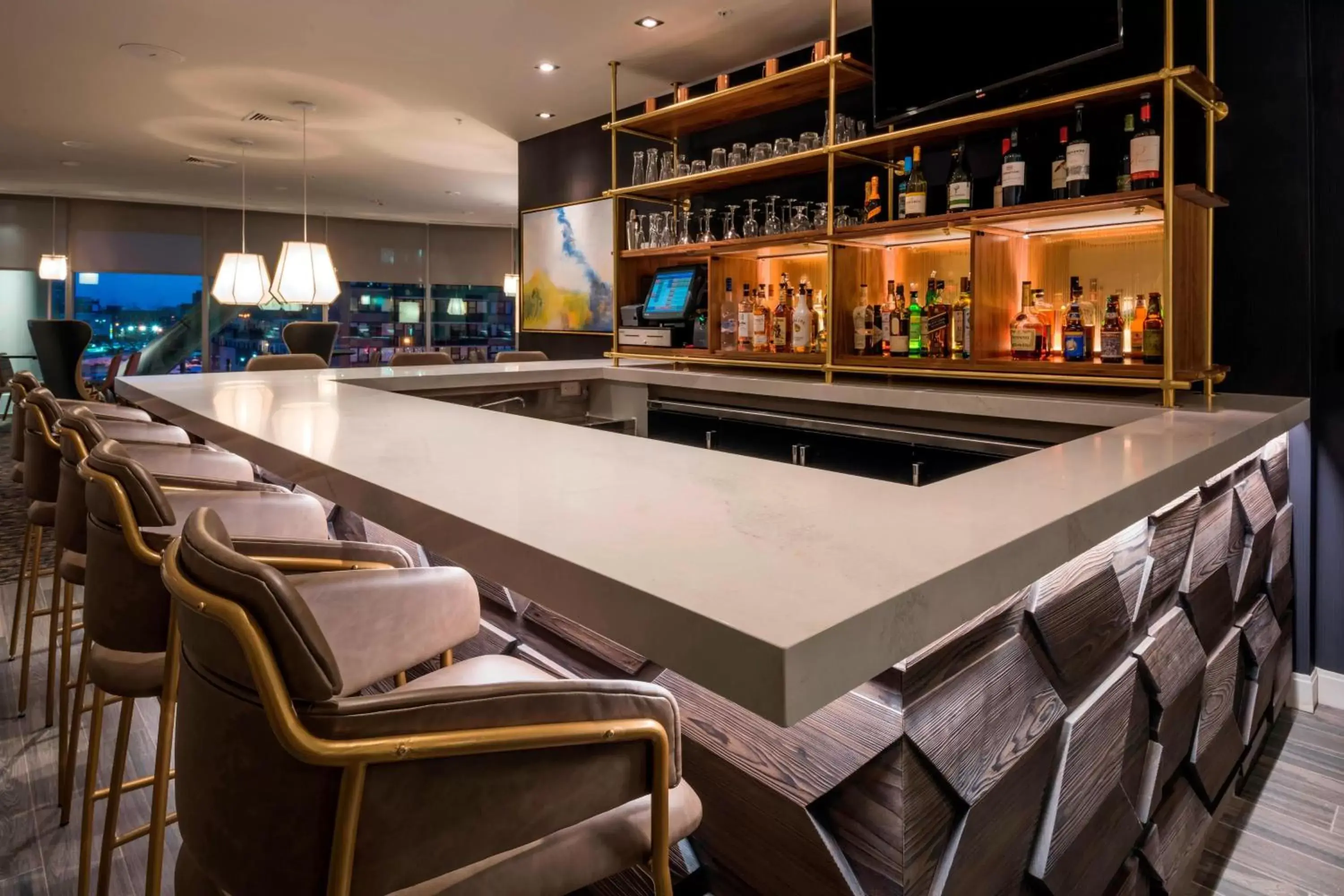 Lounge or bar, Lounge/Bar in Residence Inn by Marriott Jersey City