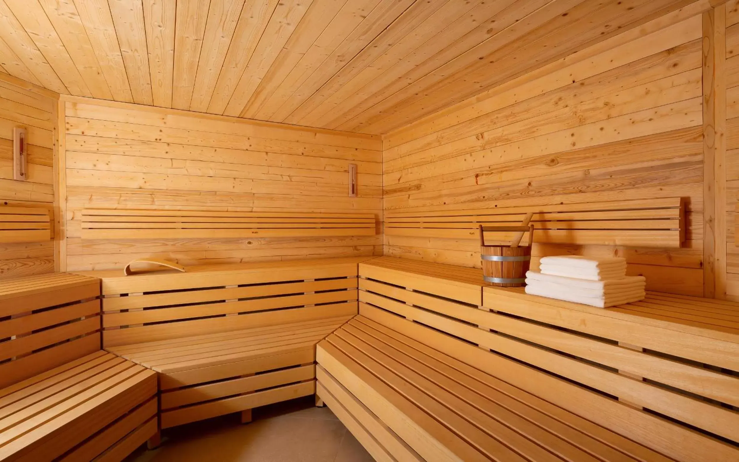 Sauna in Swissôtel Wellness Resort Alatau Almaty