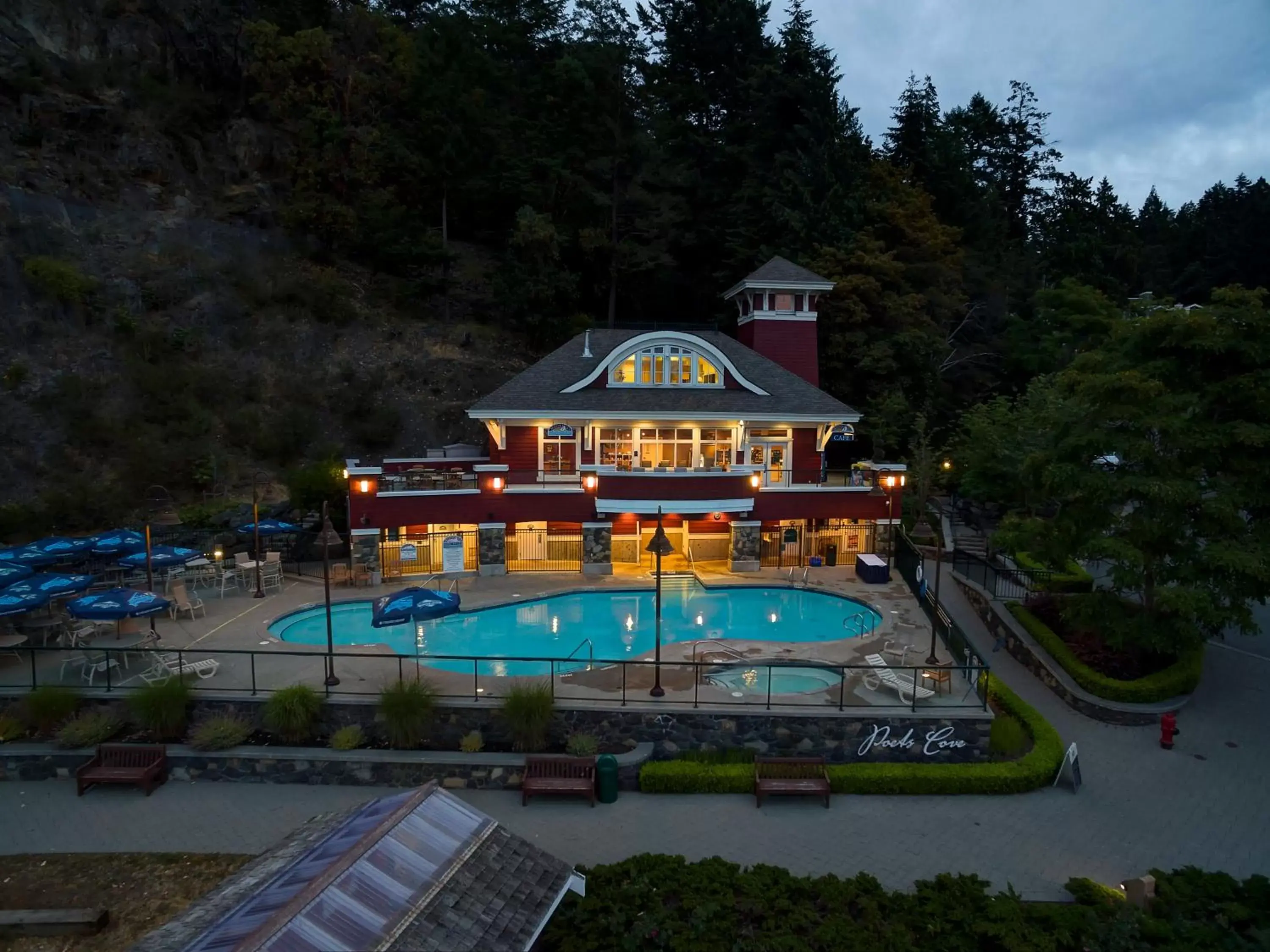 Pool View in Poets Cove Resort & Spa