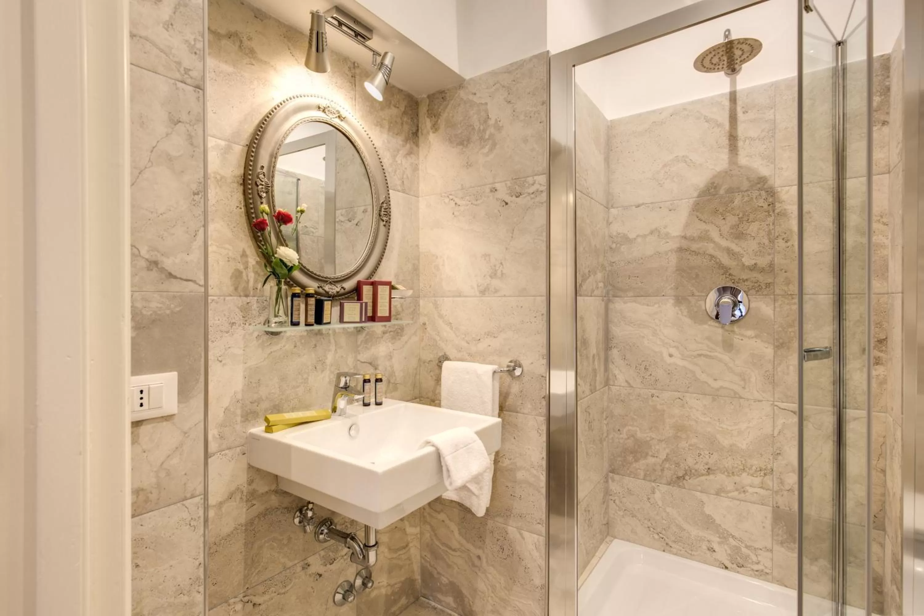 Bathroom in Charme Spagna Boutique Hotel