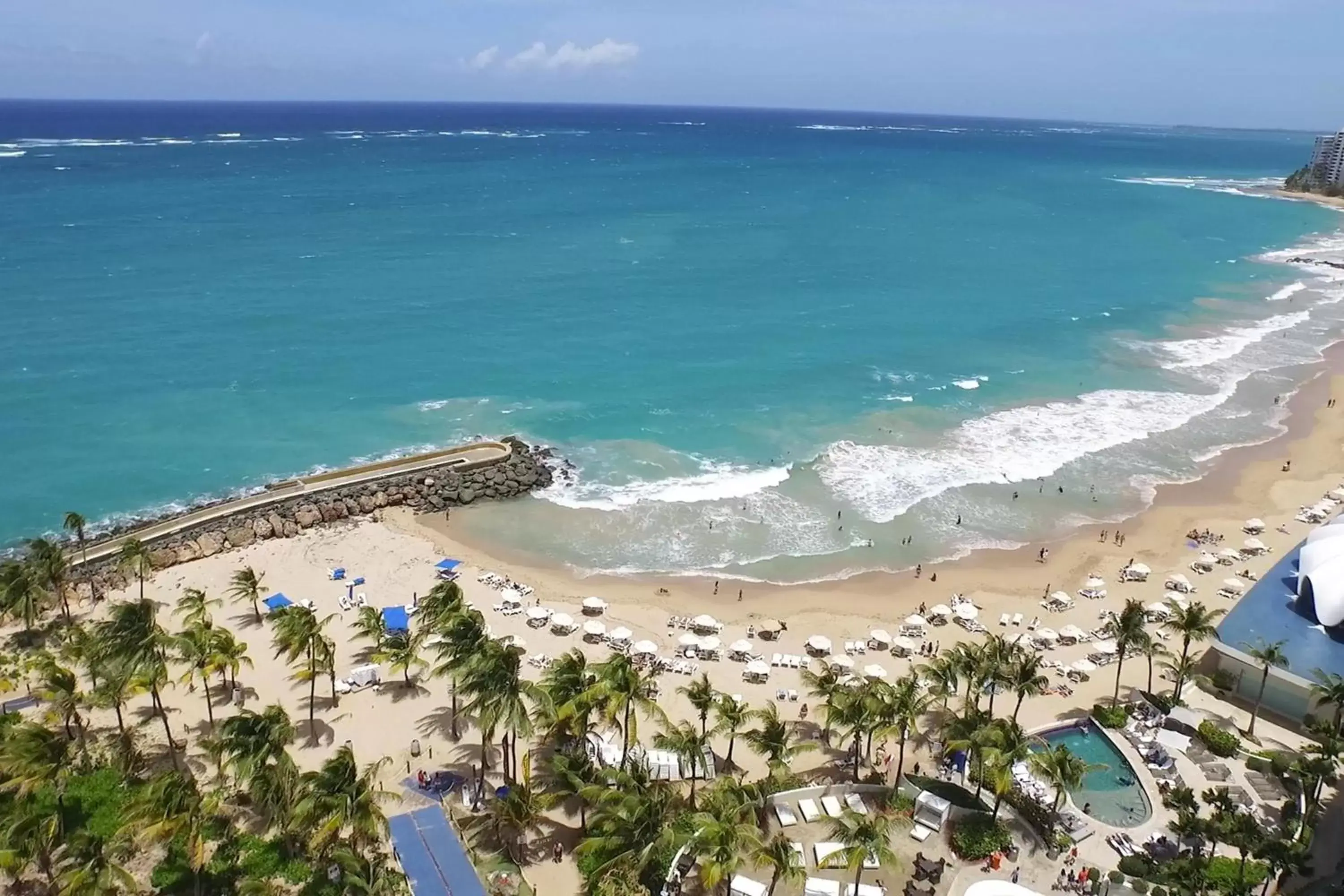 Beach, Bird's-eye View in La Concha Renaissance San Juan Resort