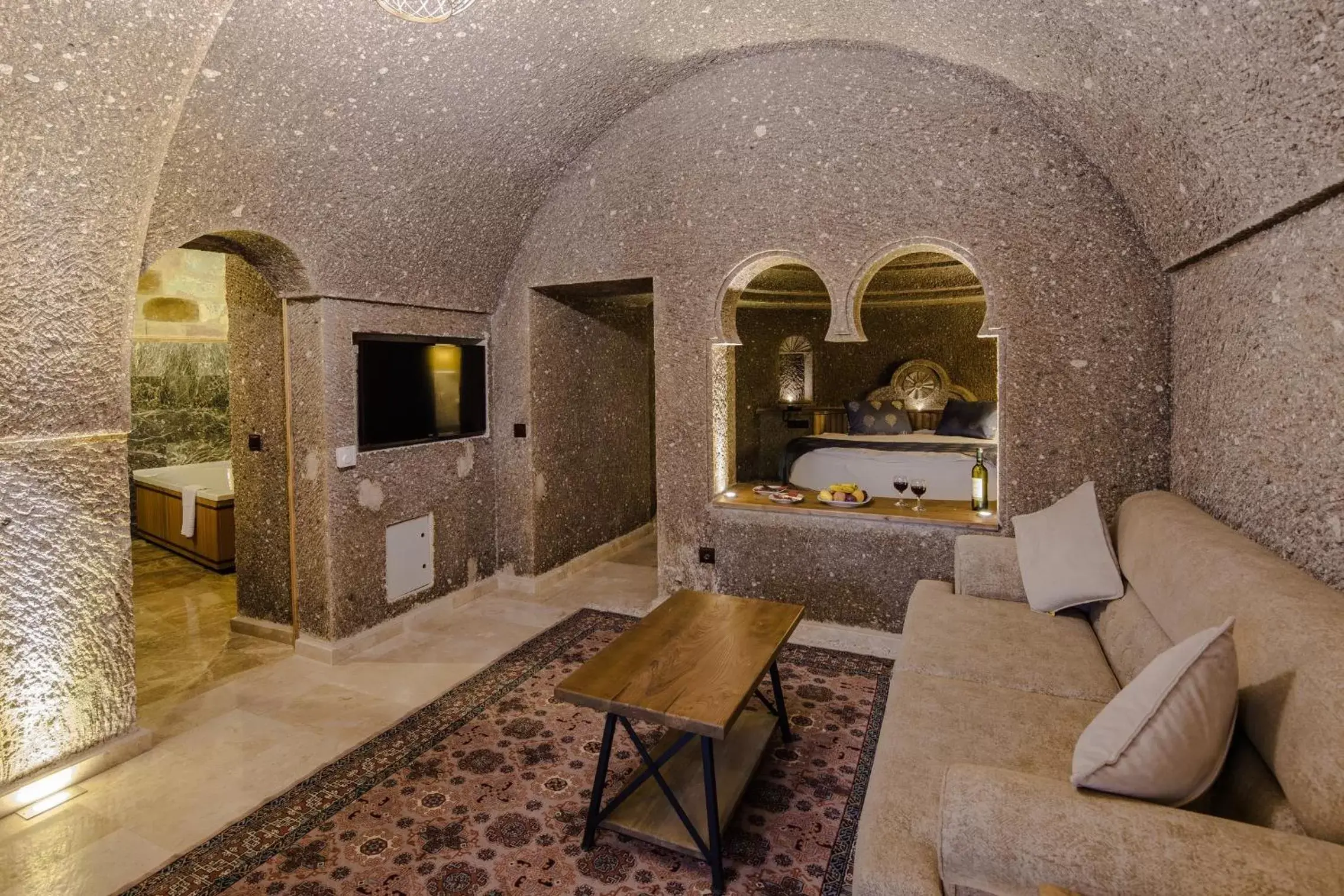 Property building, Seating Area in Lunar Cappadocia Hotel