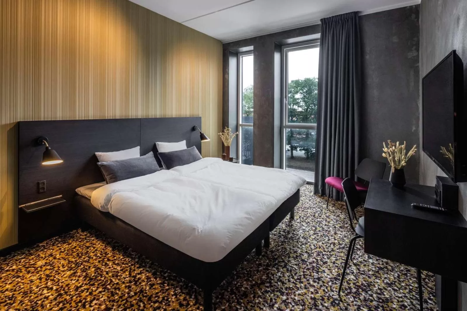 Bed in Peak 12 Hotel