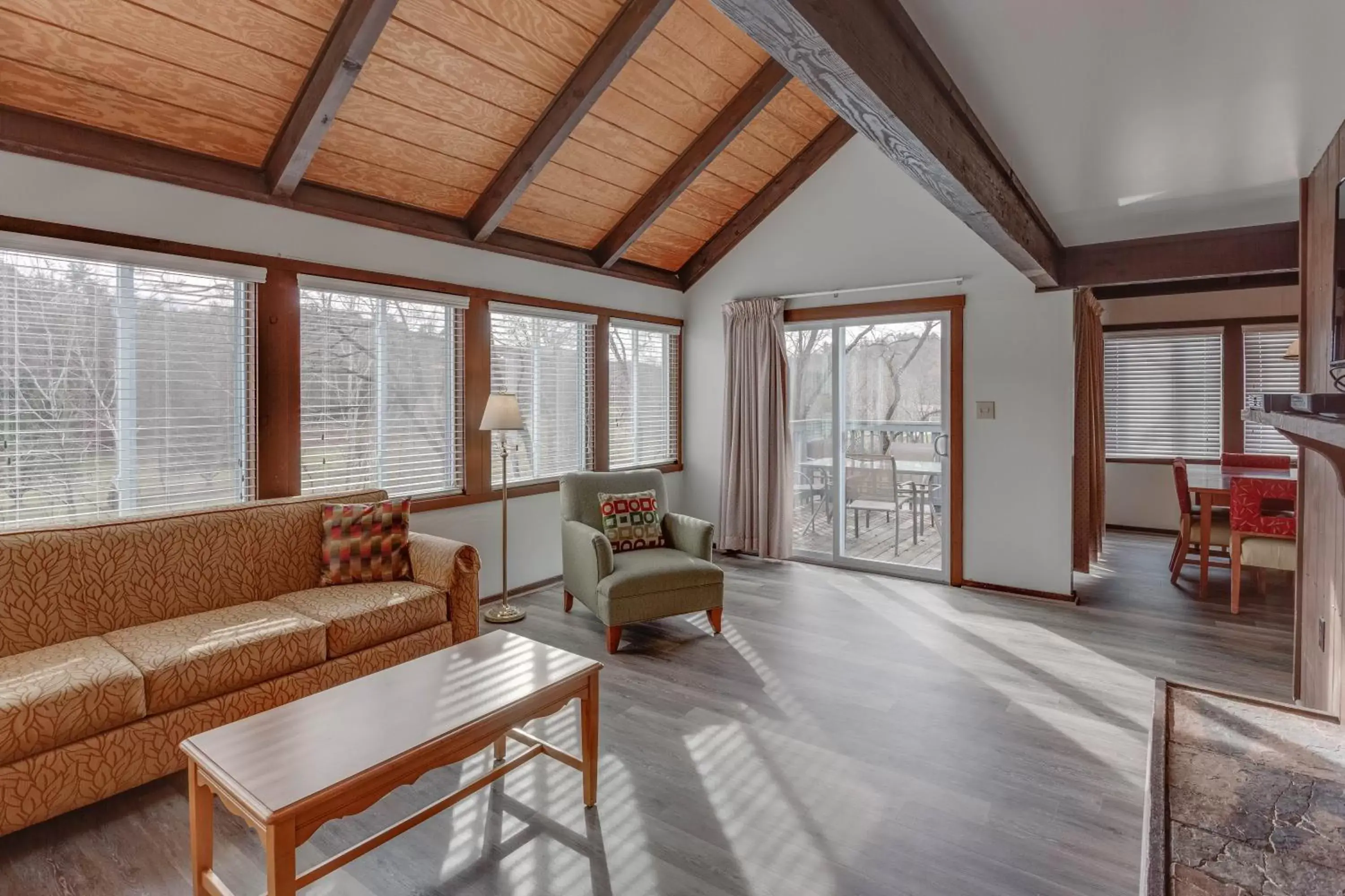 Living room, Seating Area in Chalet High by Capital Vacations