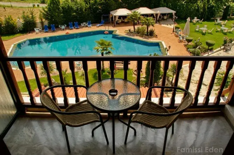 Pool View in Famissi Eden Hotel