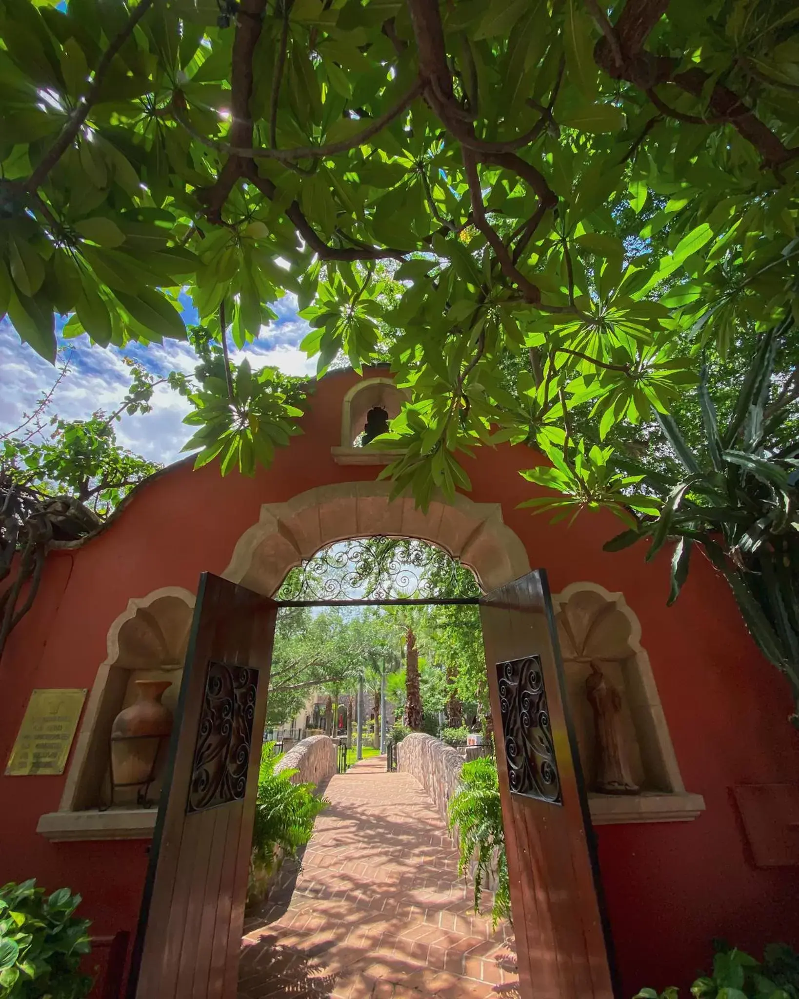 Garden in Hacienda de los Santos