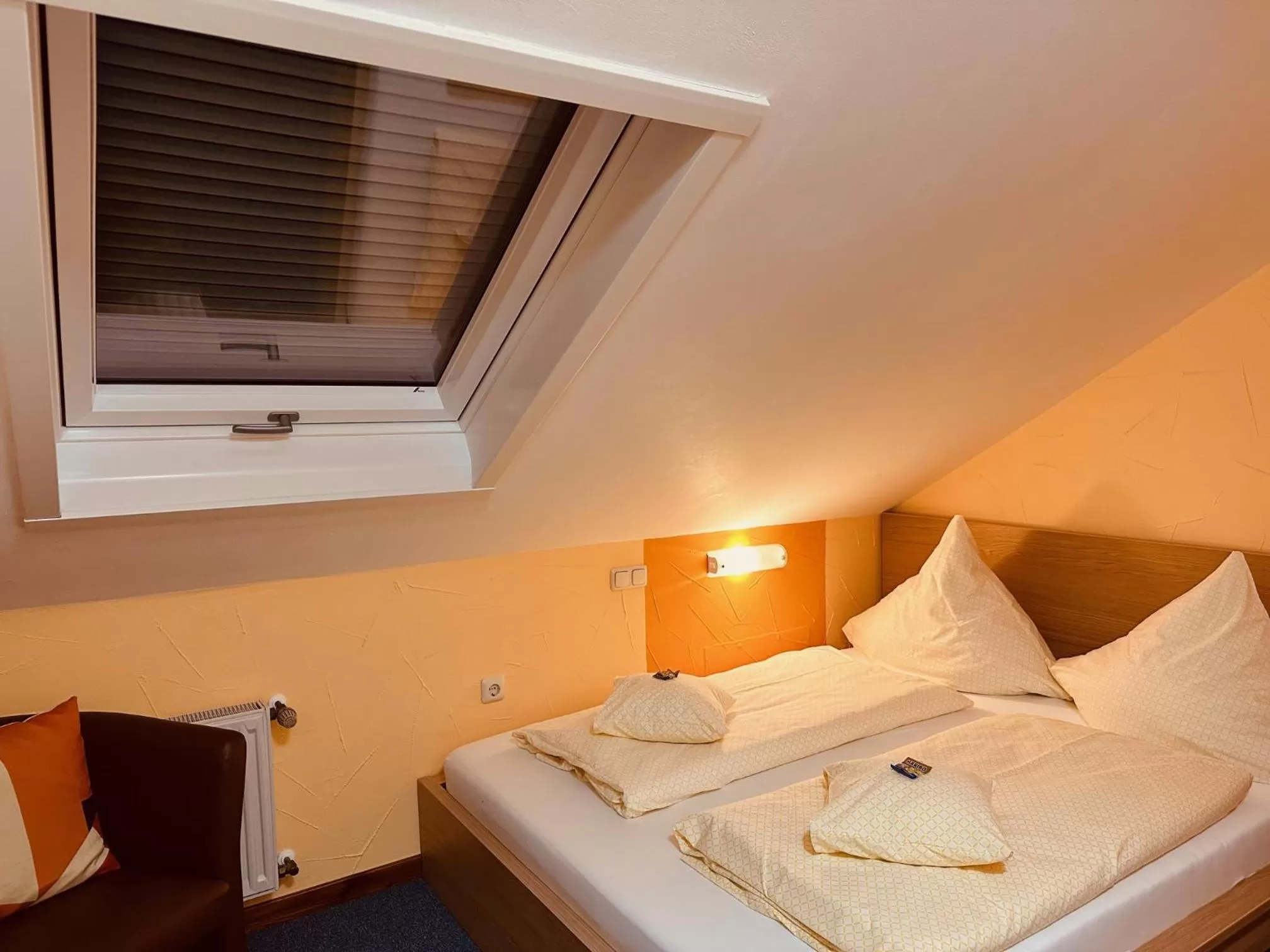 Bed in Hotel Cafe Restaurant Loreleyblick