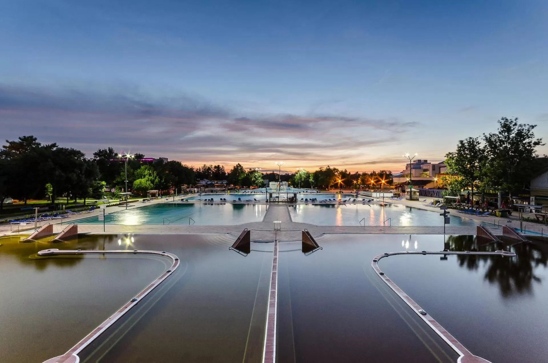 Pool view in Hunguest Hotel Aqua Sol