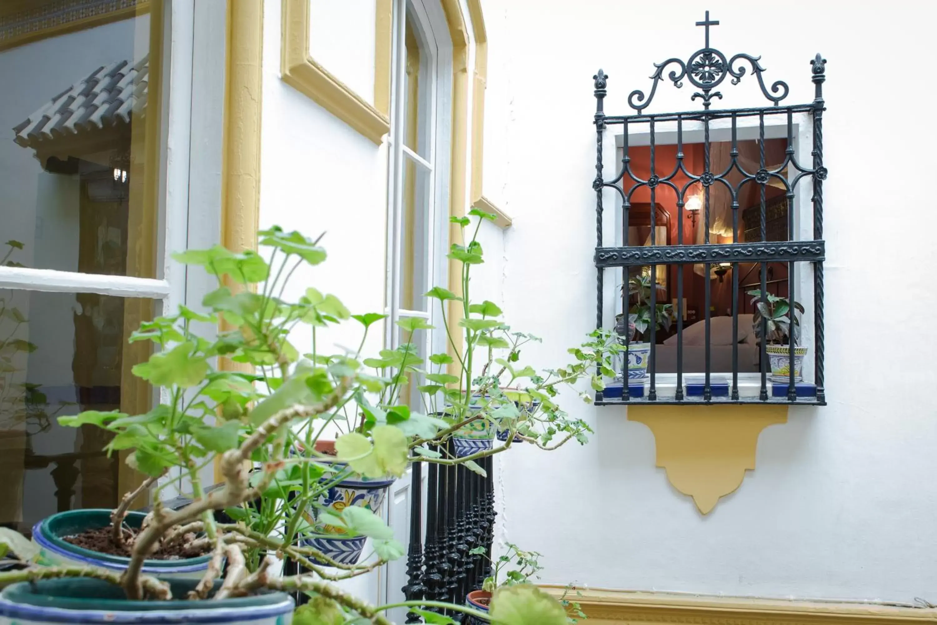 Patio in Hotel Abanico