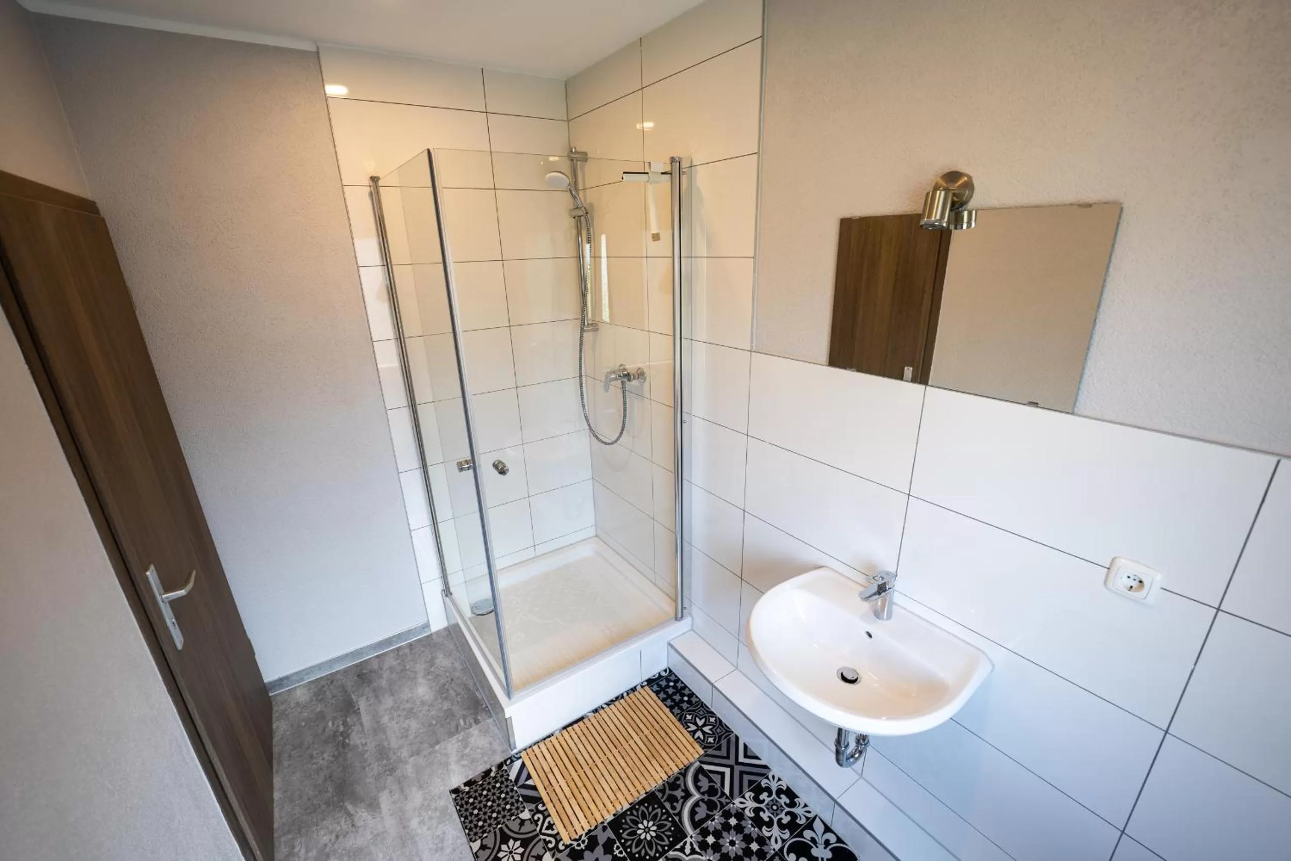 Bathroom in Hotel Garni Moers