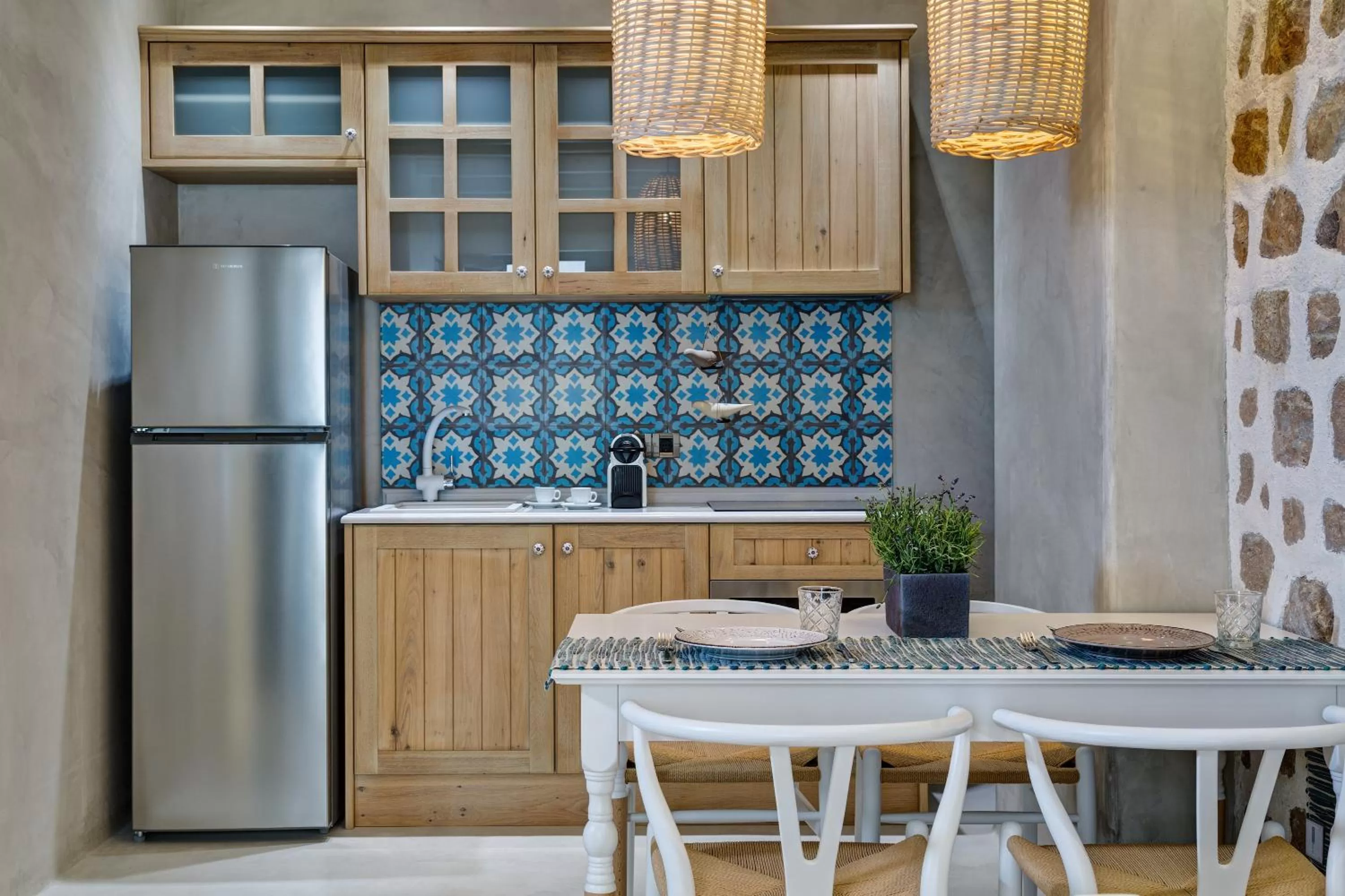 Kitchen or kitchenette in Estia Boutique Apartments