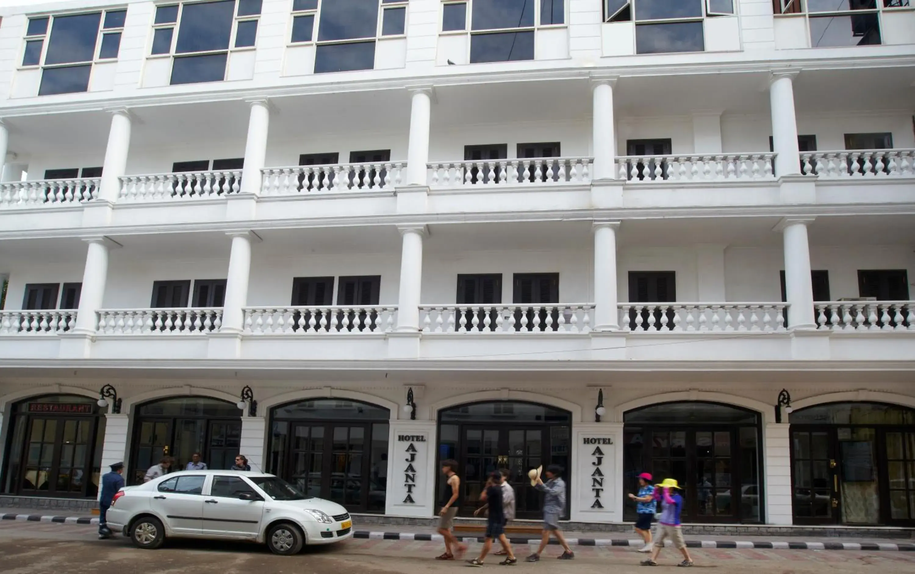 Facade/entrance, Property Building in Hotel Ajanta