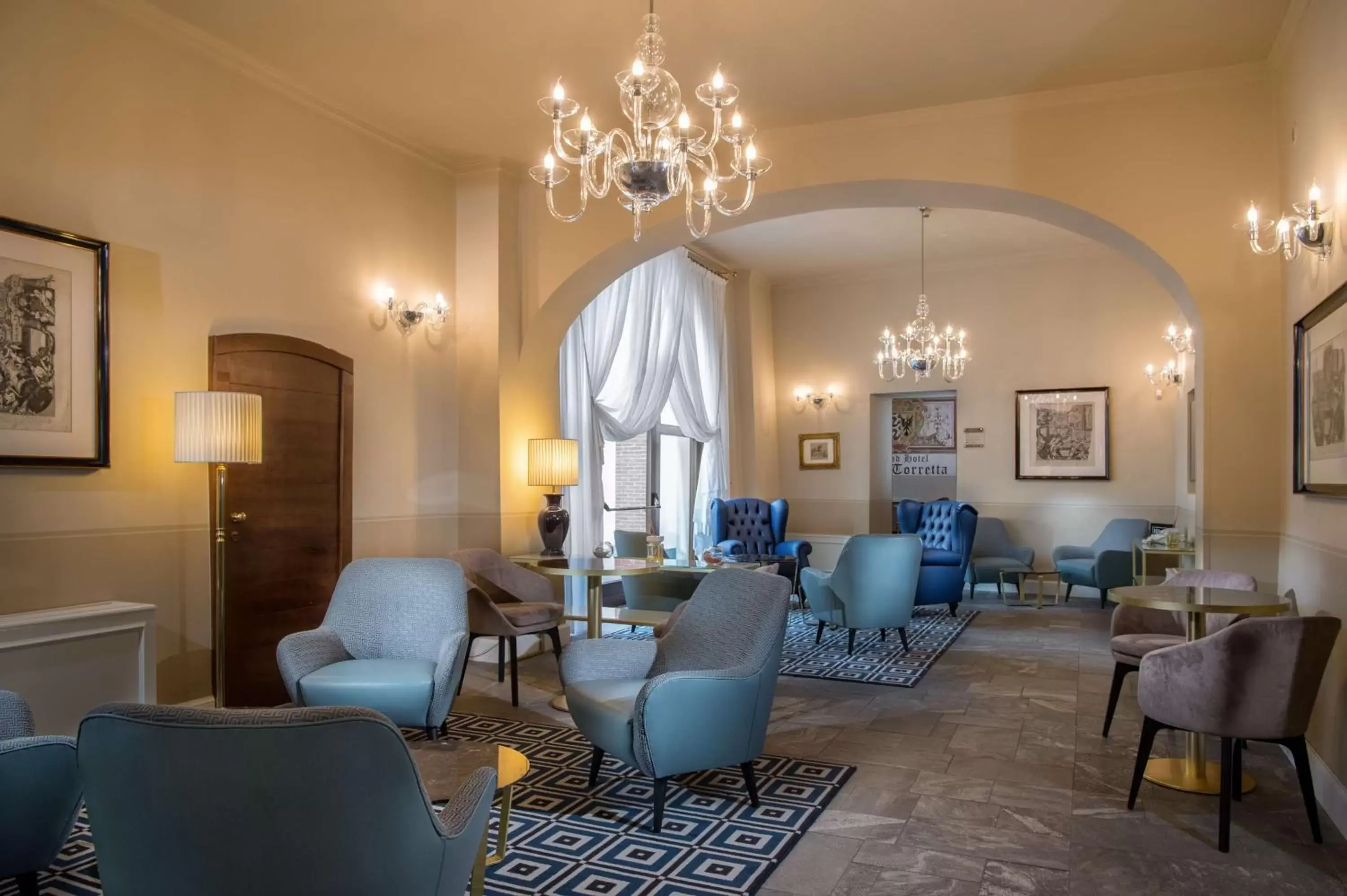 Lobby or reception in Grand Hotel Villa Torretta, Curio Collection by Hilton Lobby or reception in Grand Hotel Villa Torretta, Curio Collection by Hilton