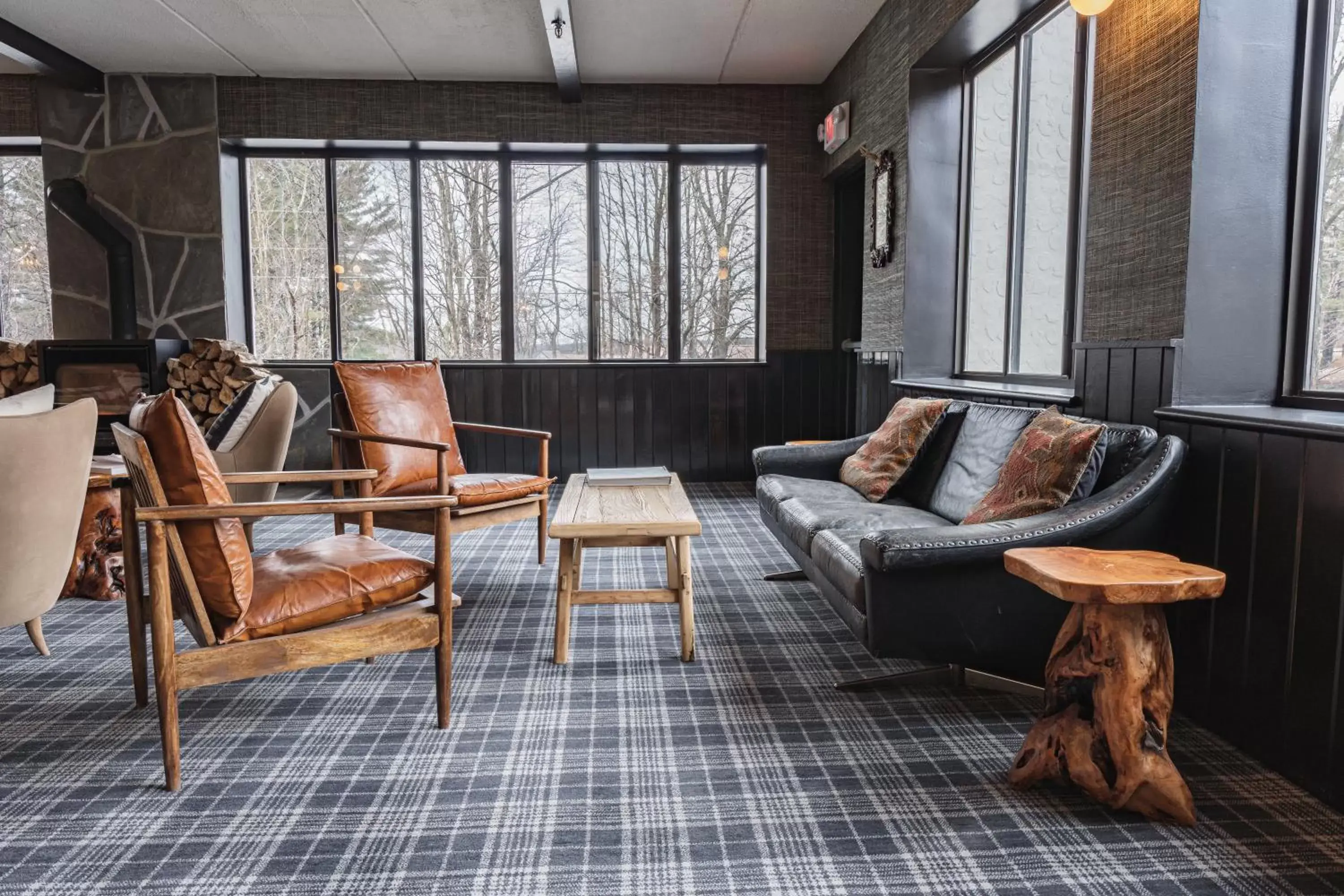 Seating Area in Hunter Lodge, a Bluebird by Lark