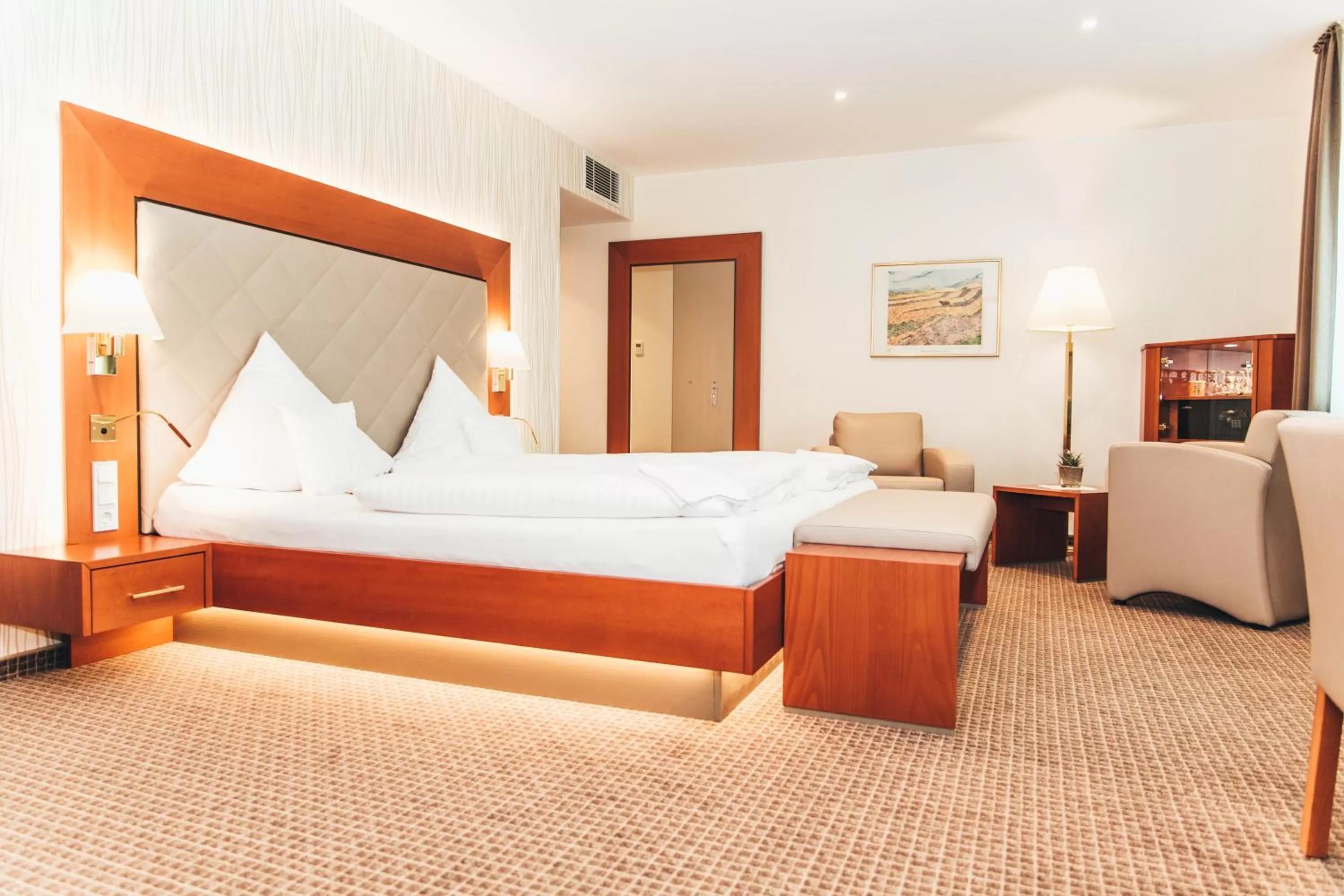 Photo of the whole room, Bed in Ringhotel Teutoburger Wald