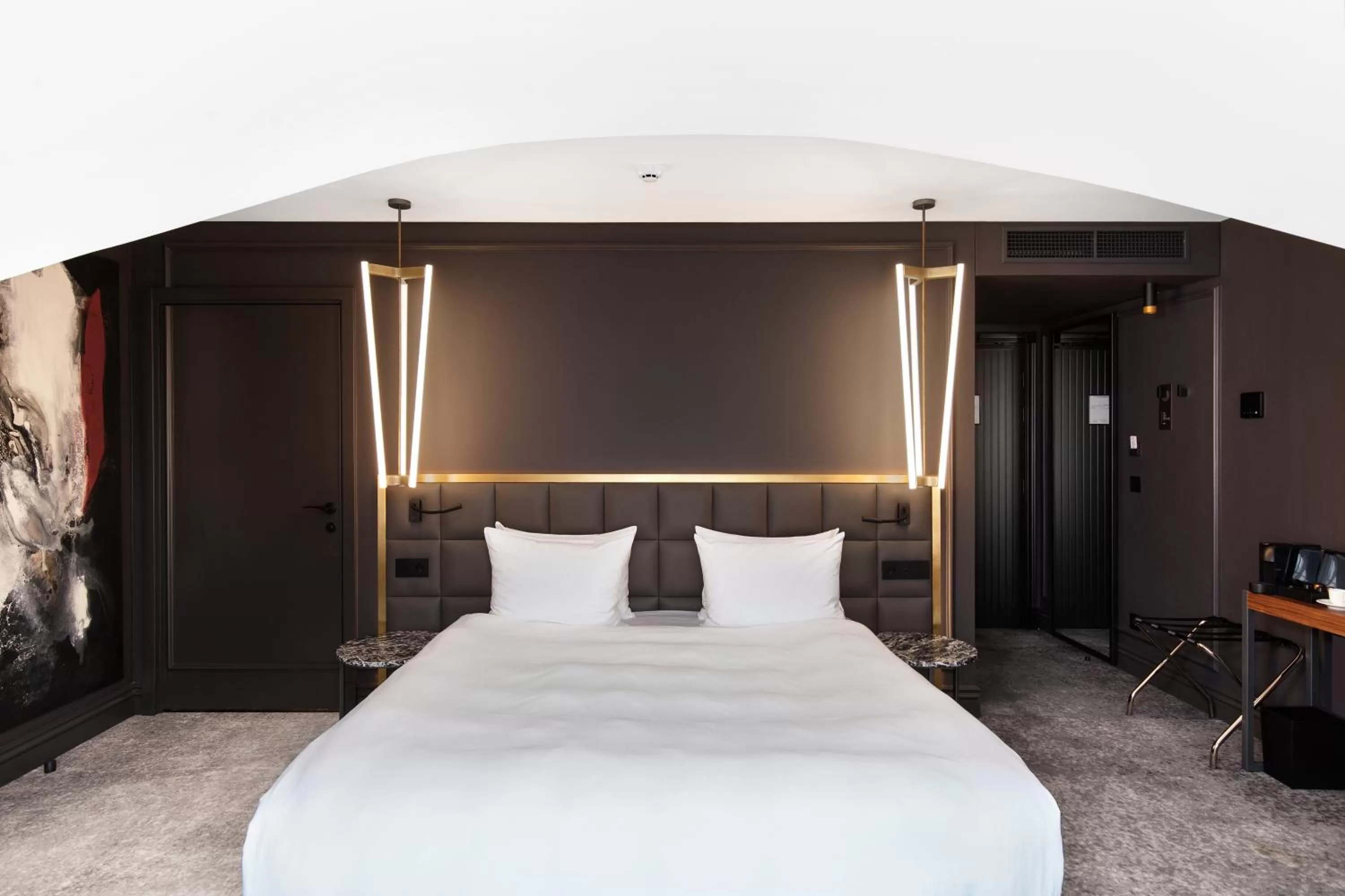 Bedroom, Bed in Hotel Pacai, Vilnius, a Member of Design Hotels
