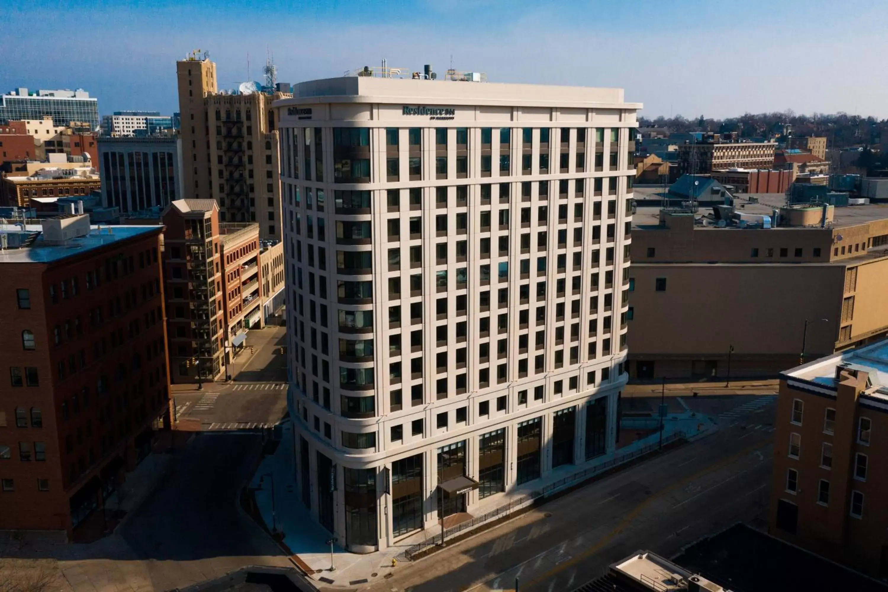 Property building in Residence Inn by Marriott Grand Rapids Downtown