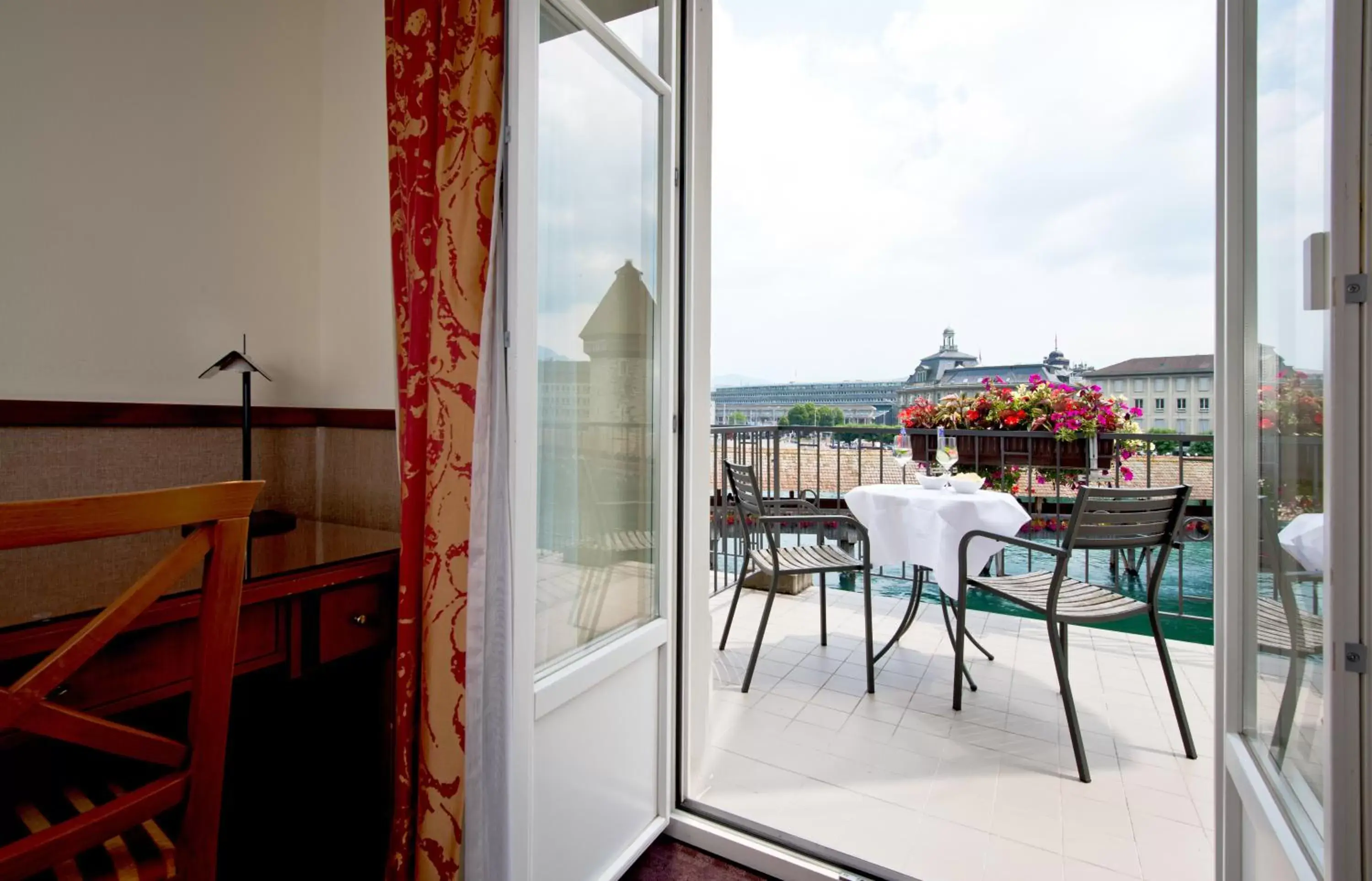 Balcony/Terrace in Hotel Des Alpes