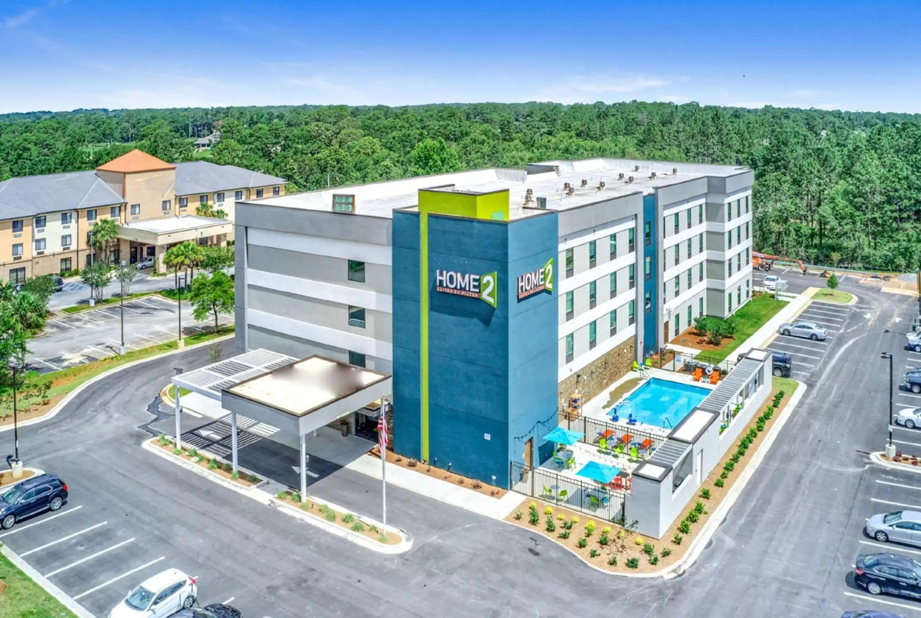 Property building, Bird's-eye View in Home2 Suites By Hilton Daphne Spanish Fort