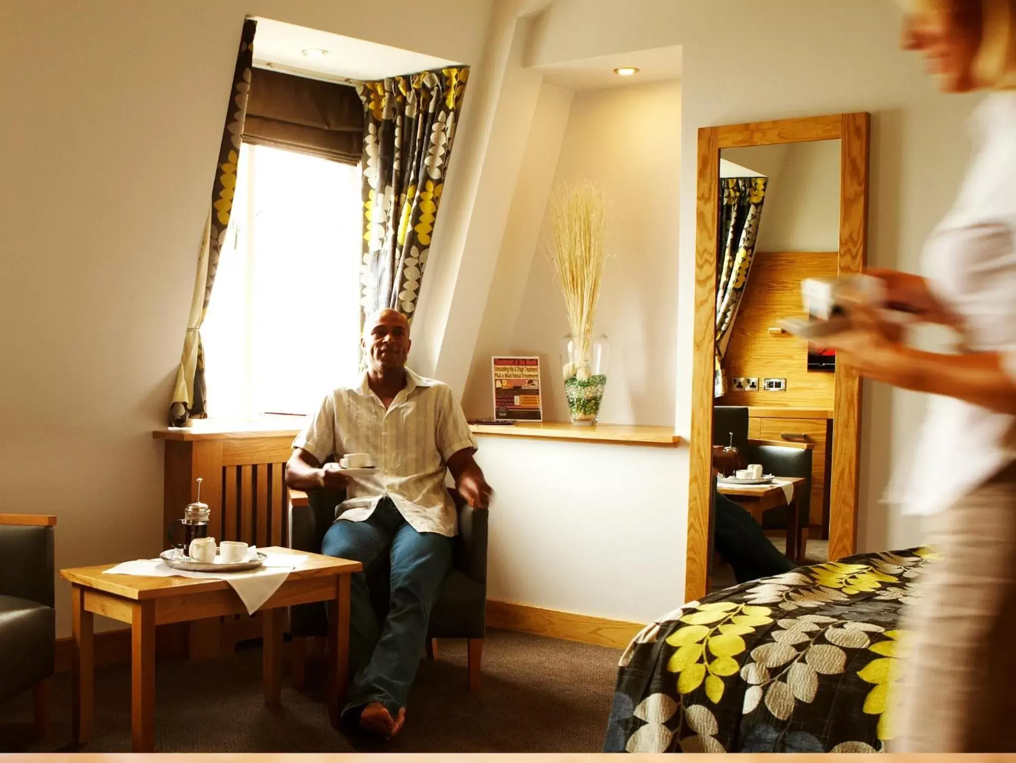 People in Crown Spa Hotel Scarborough by Compass Hospitality