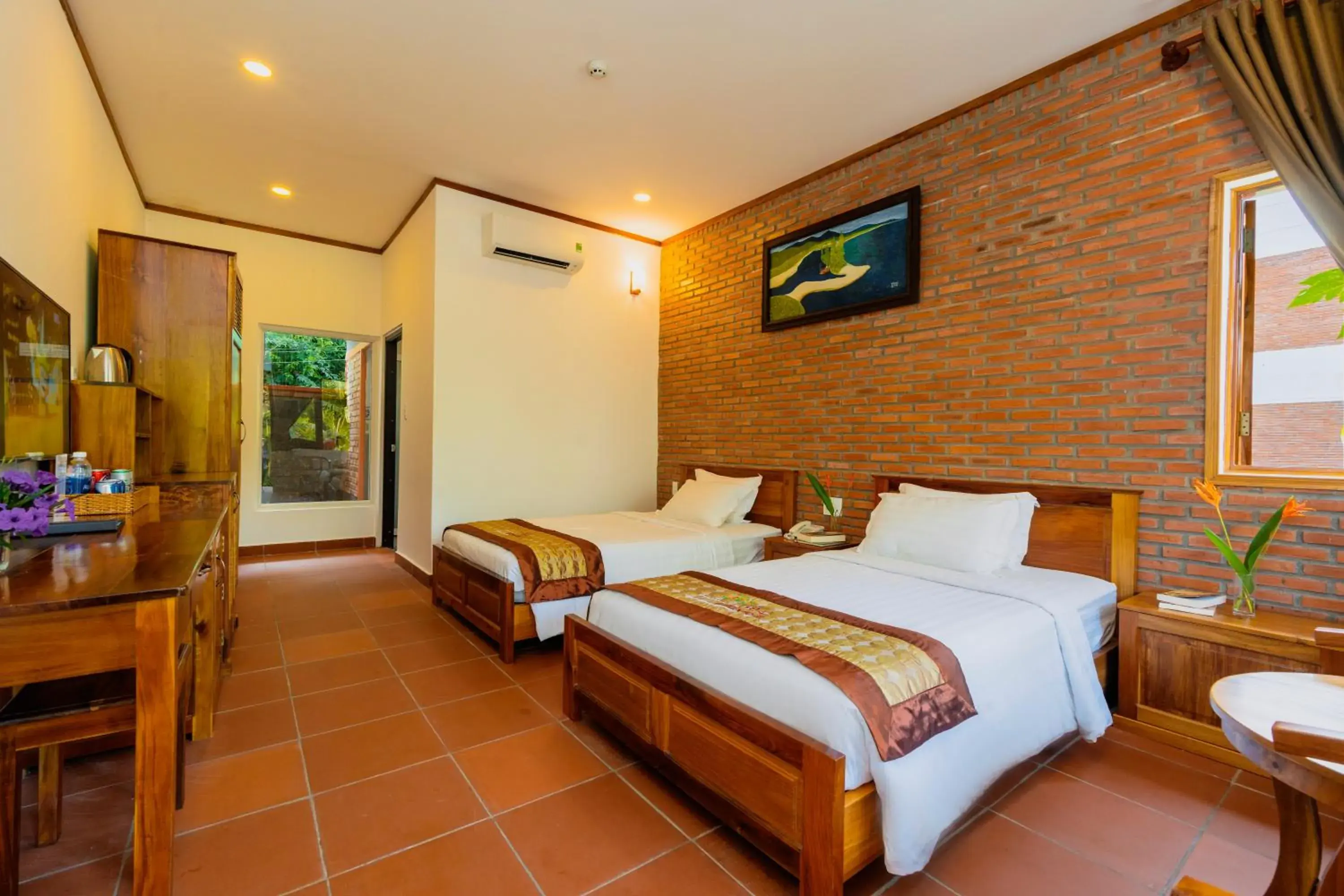 Bedroom, Bed in The Garden House Phu Quoc Resort