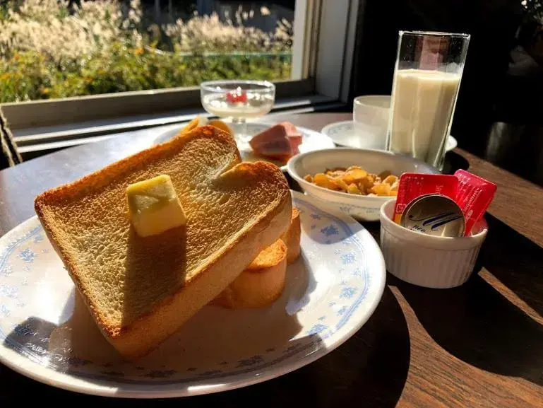 Breakfast in Kagura White Horse Inn Breakfast in Kagura White Horse Inn