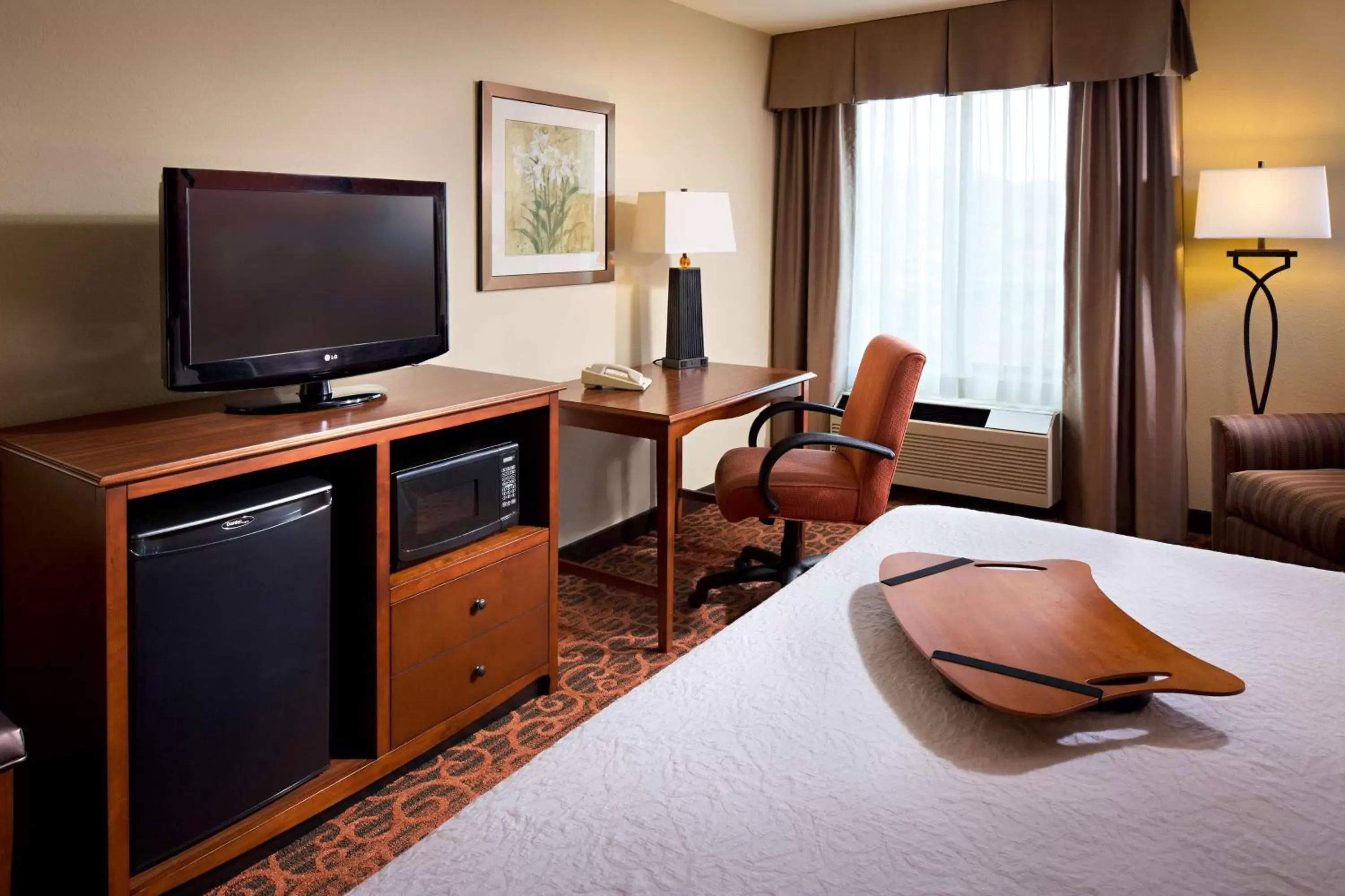 Bed, TV/Entertainment Center in Hampton Inn San Diego/Del Mar