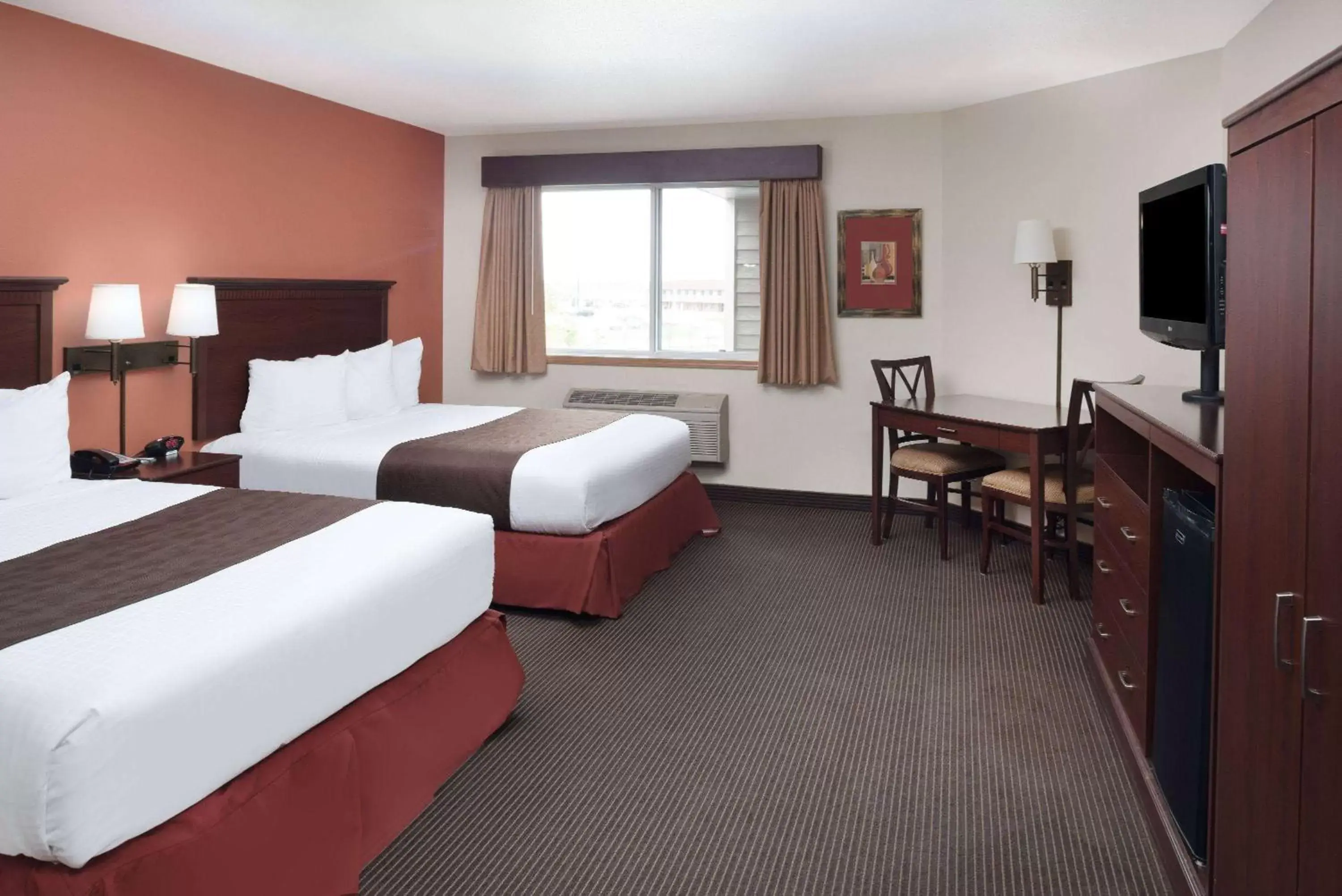 Queen Room with Two Queen Beds - Non-Smoking in AmericInn by Wyndham Valley City Conference Center