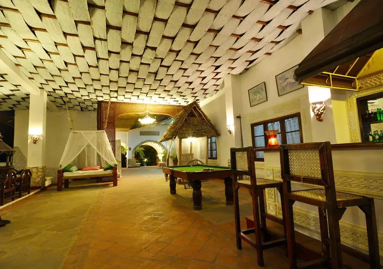 Seating area, Billiards in Kilifi Bay Beach Resort