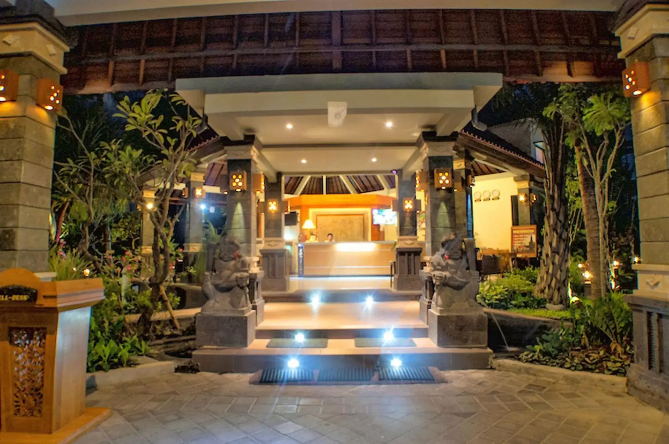 Facade/entrance in Kuta Puri Bungalows, Villas and Resort