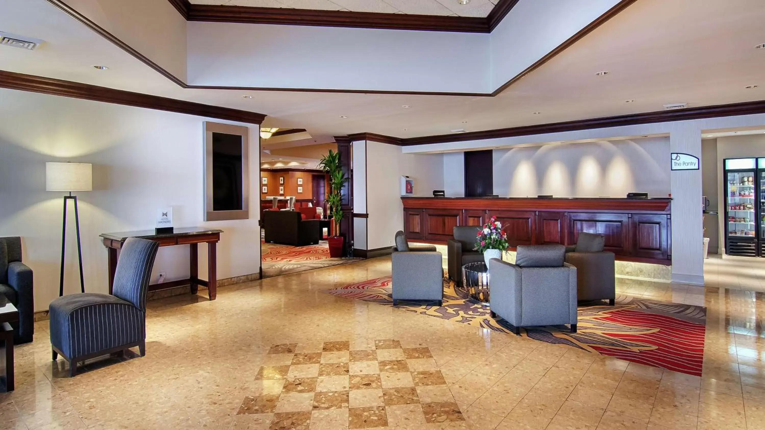Lobby or reception in DoubleTree by Hilton Lisle Naperville Lobby or reception in DoubleTree by Hilton Lisle Naperville