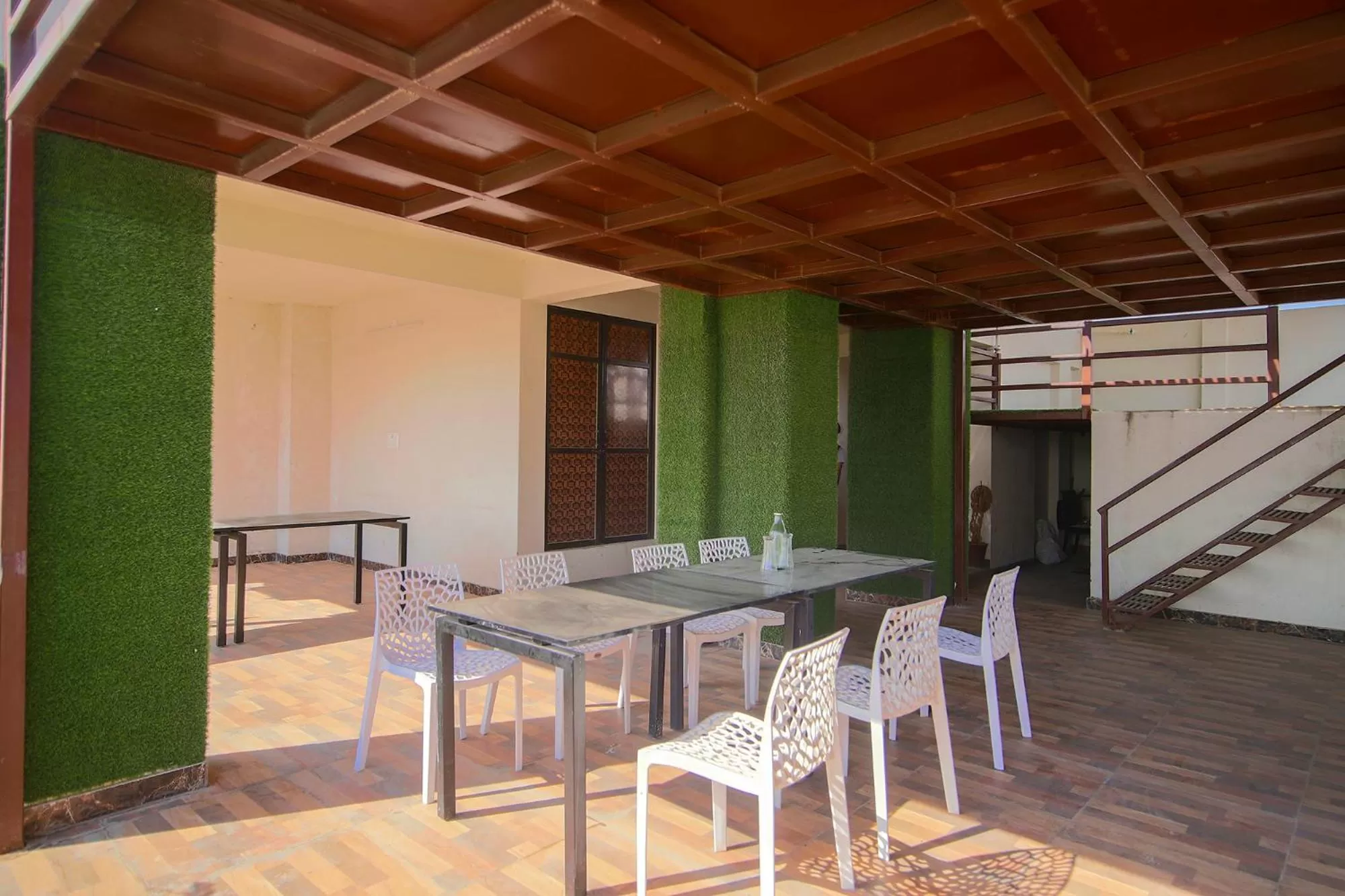 Patio in FabHotel Prime The Royal Galaxy